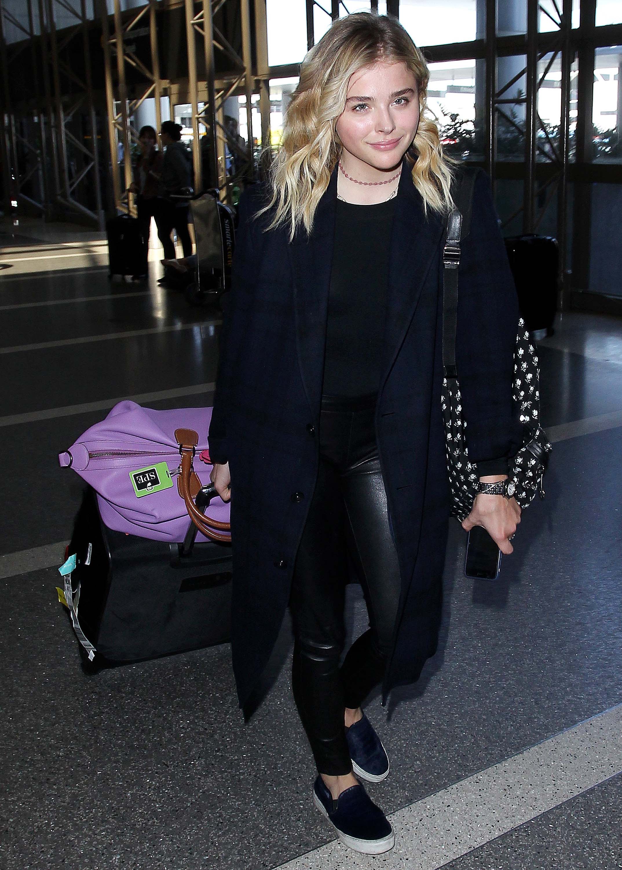 Chloe Moretz at LAX