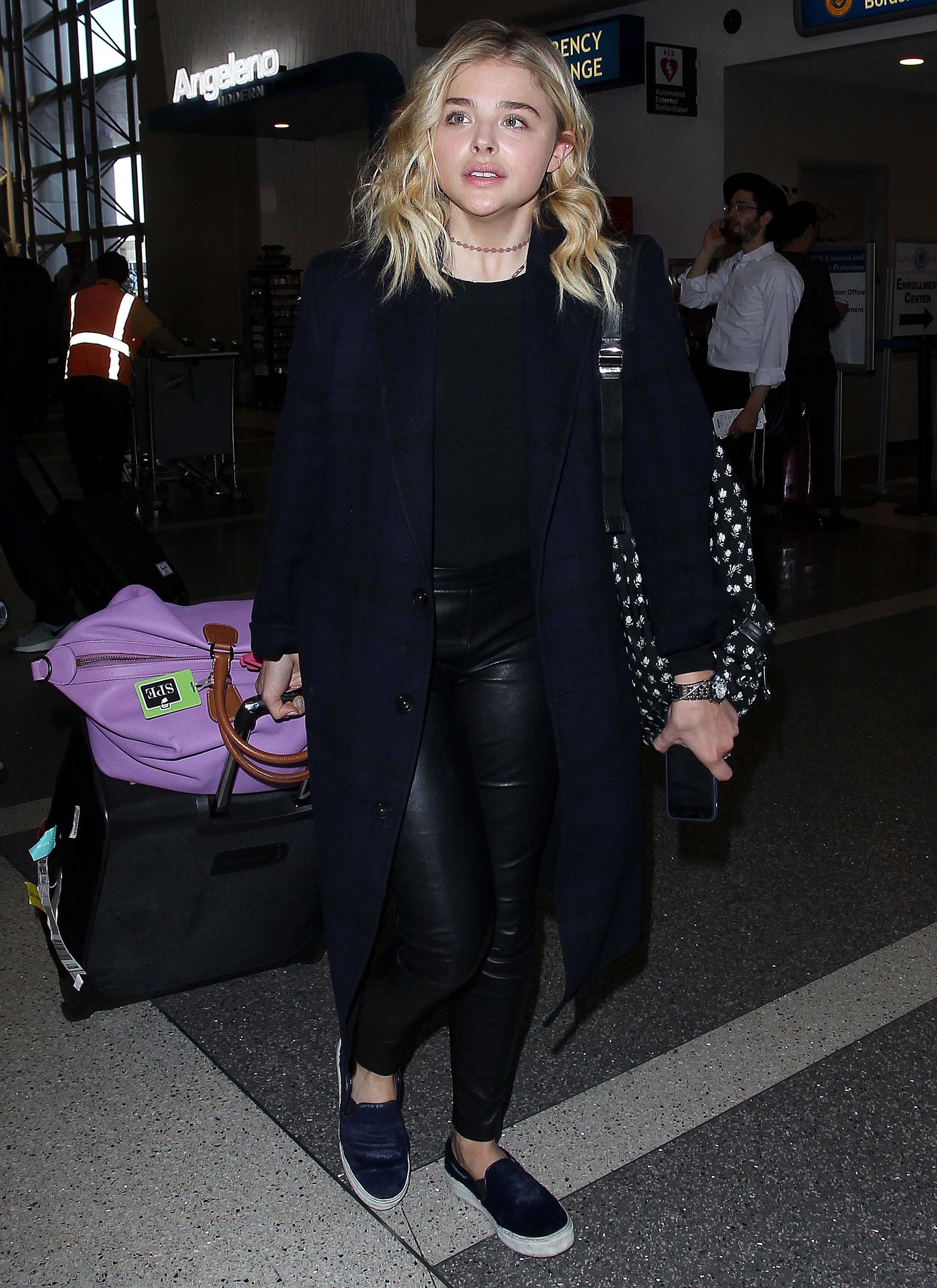 Chloe Moretz at LAX