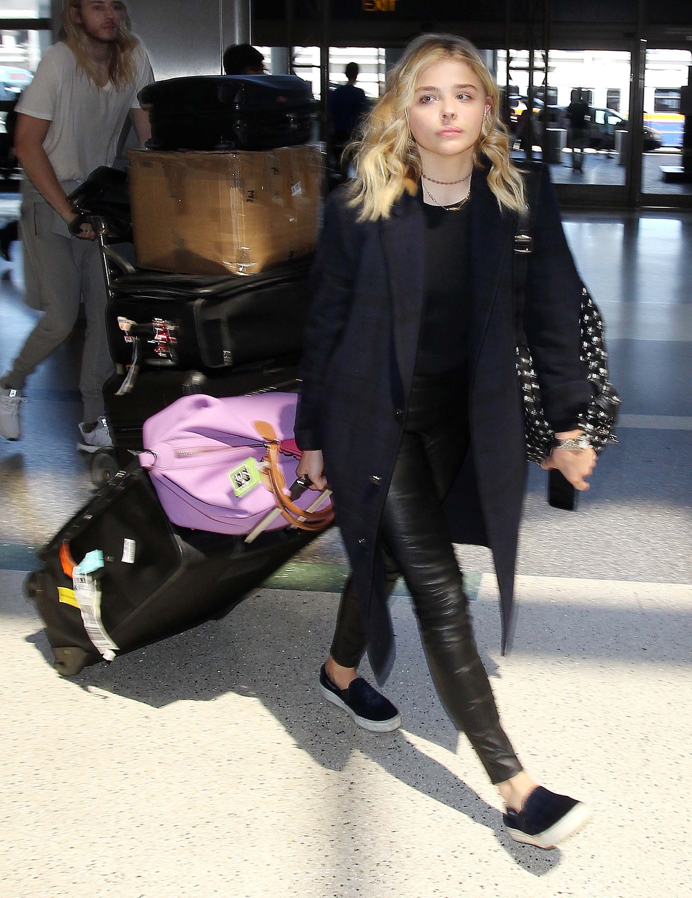 Chloe Moretz at LAX