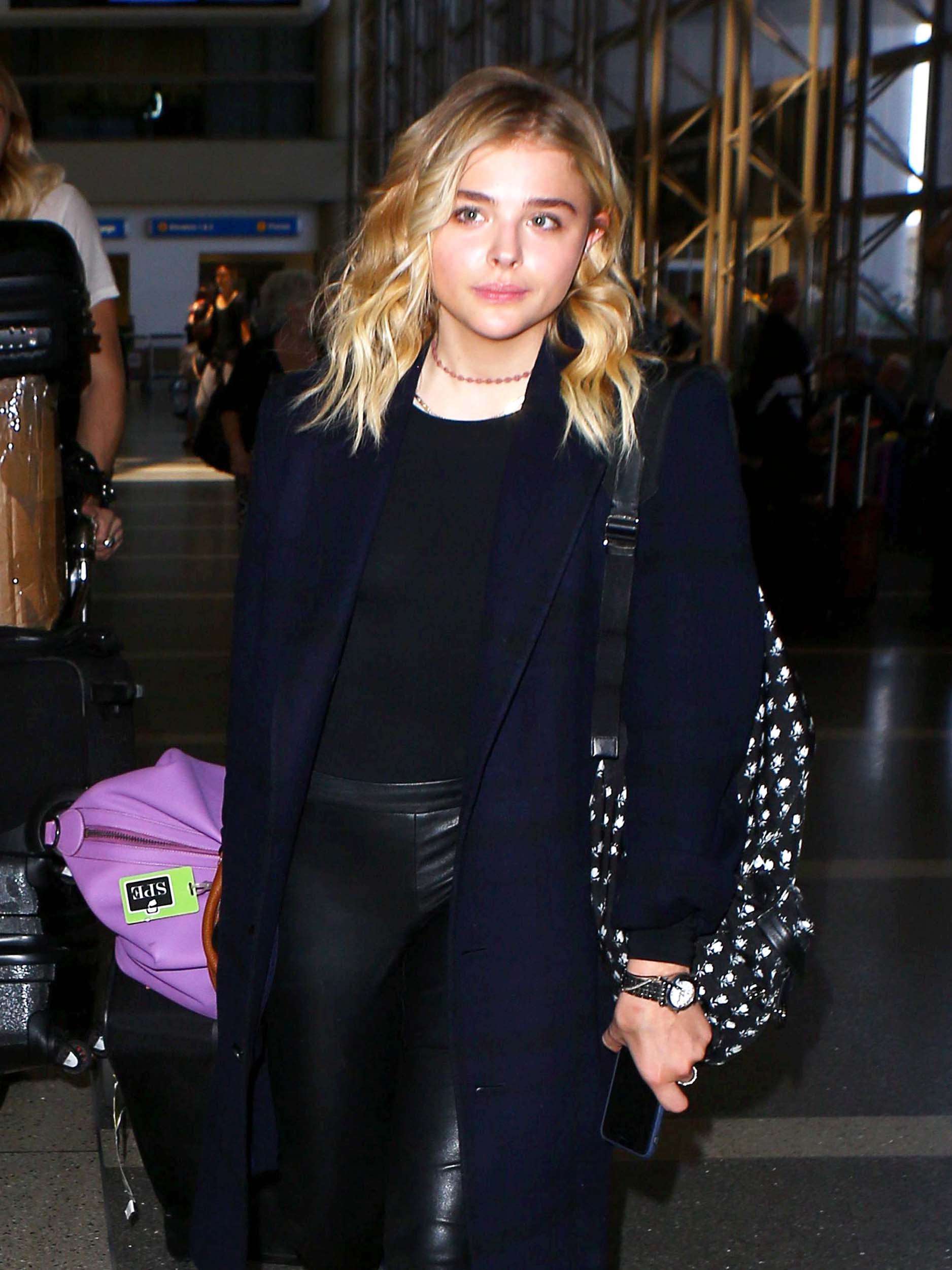 Chloe Moretz at LAX