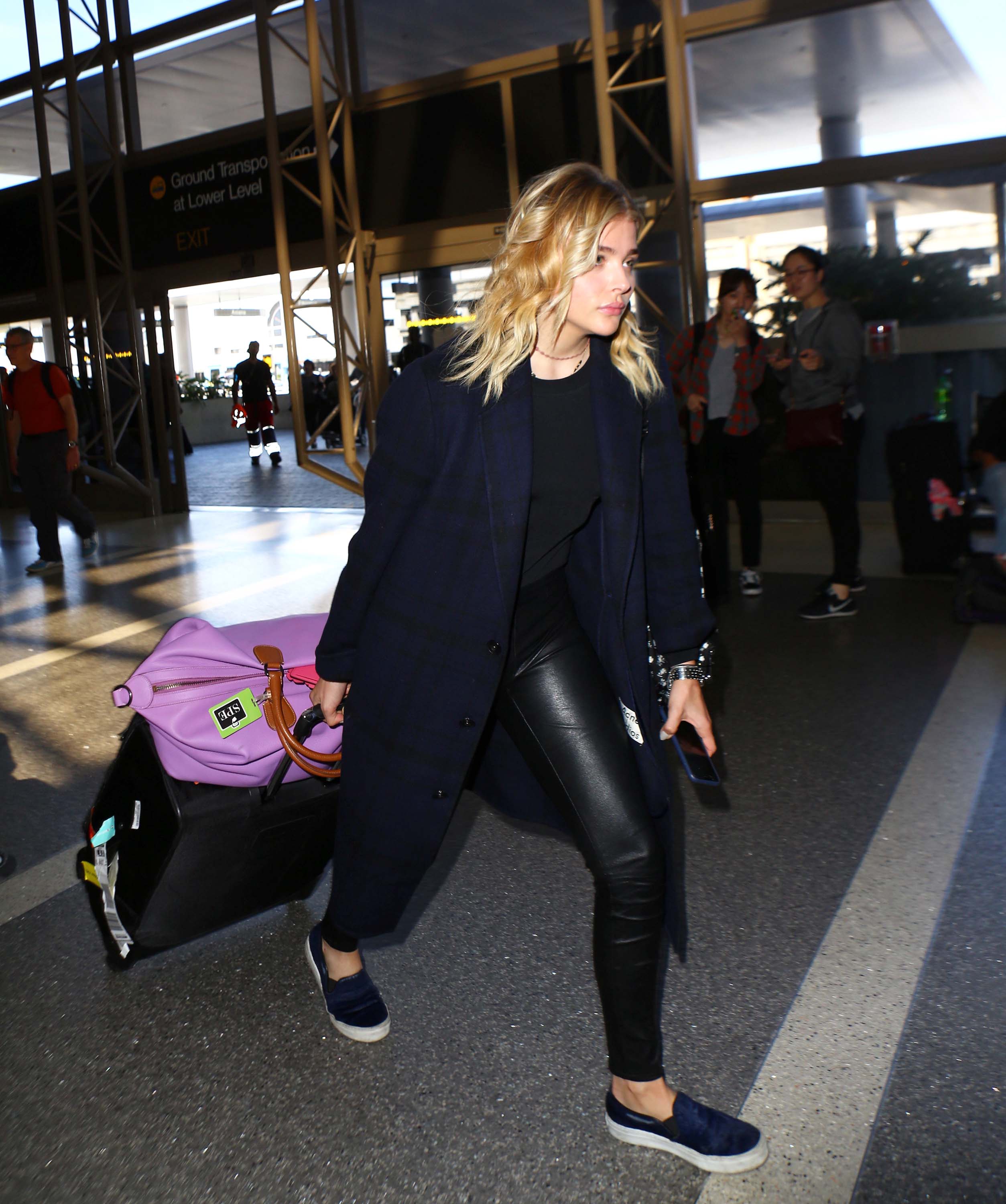 Chloe Moretz at LAX