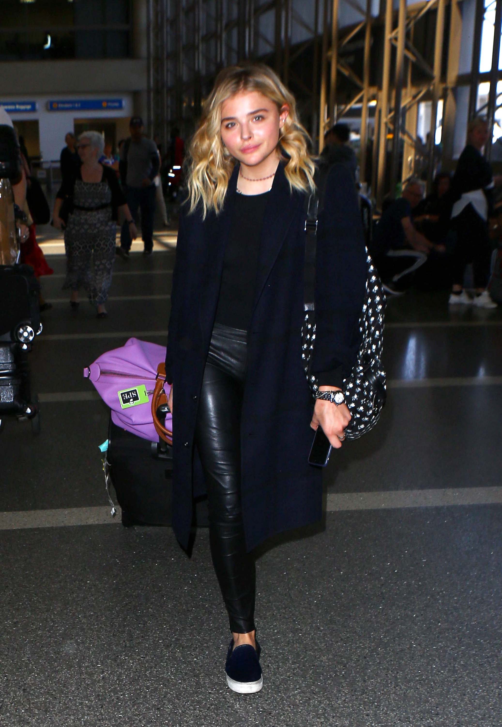 Chloe Moretz at LAX