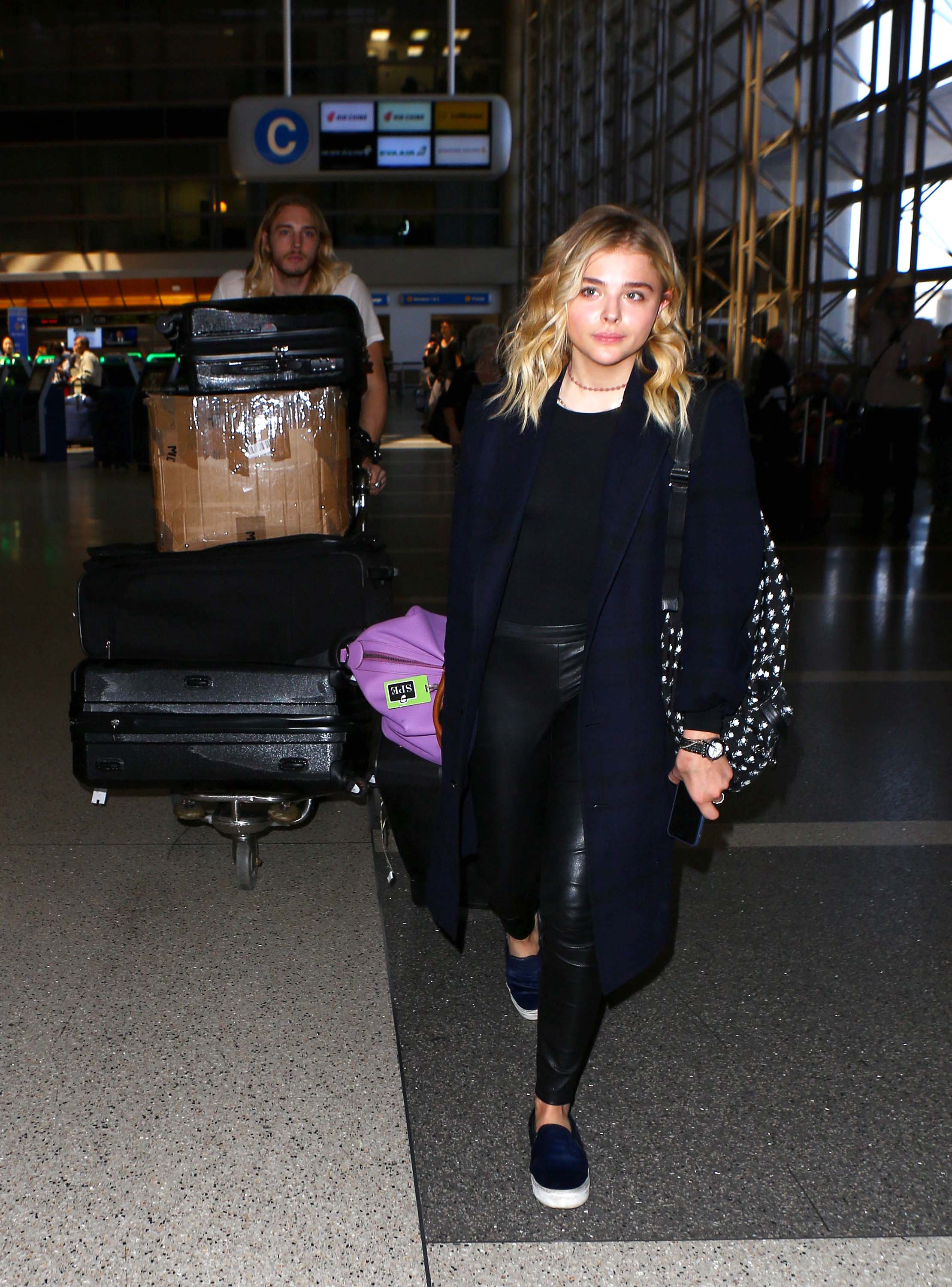 Chloe Moretz at LAX