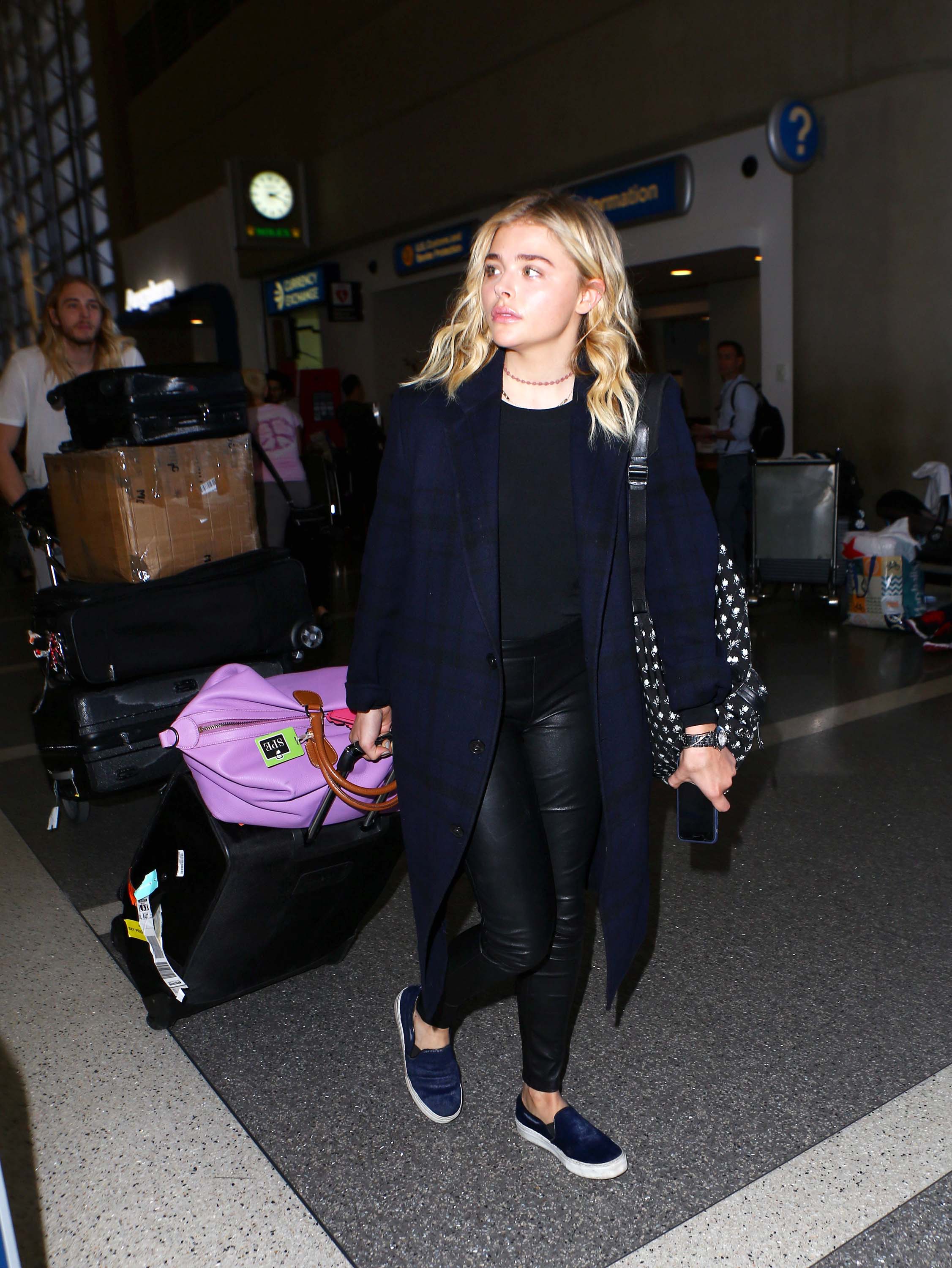 Chloe Moretz at LAX