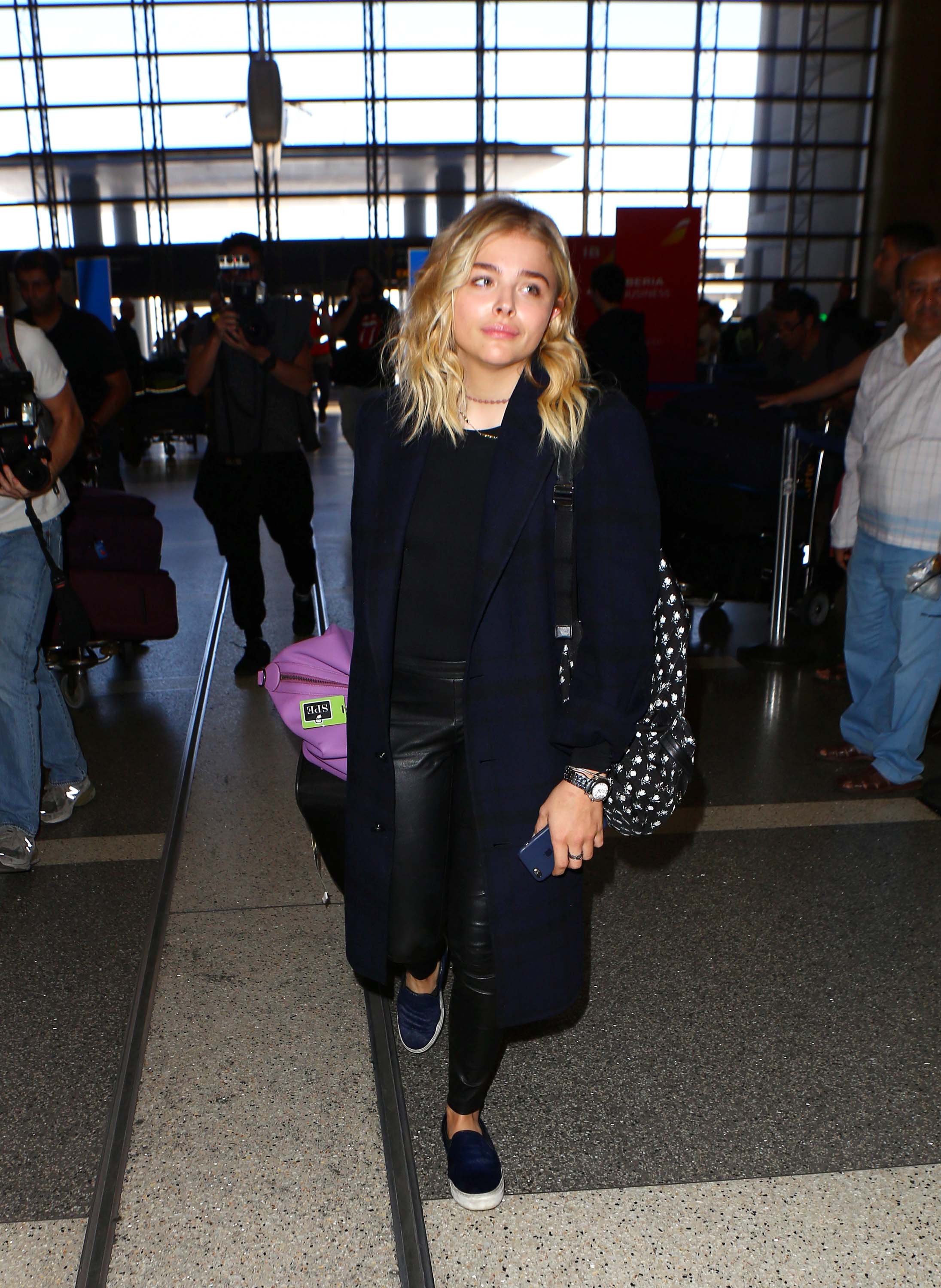 Chloe Moretz at LAX