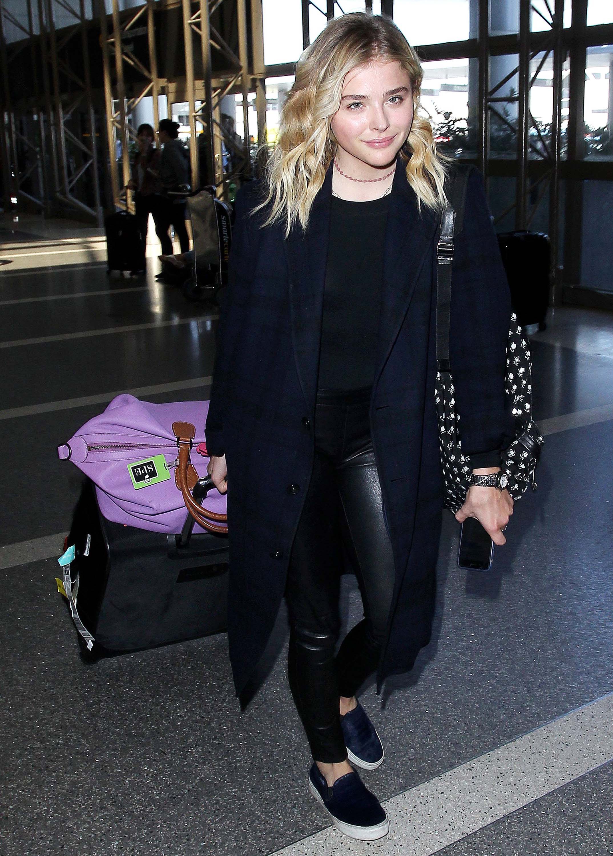 Chloe Moretz at LAX