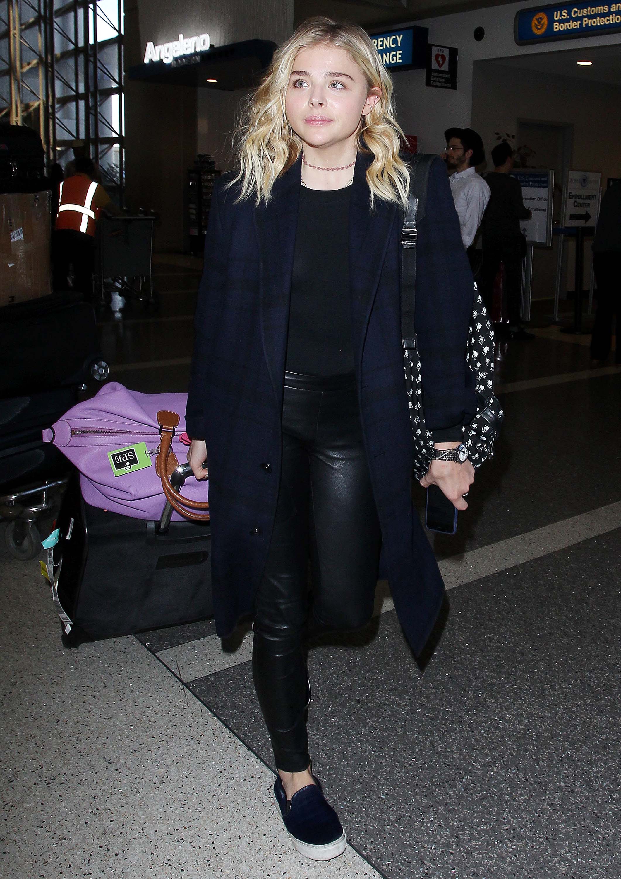 Chloe Moretz at LAX