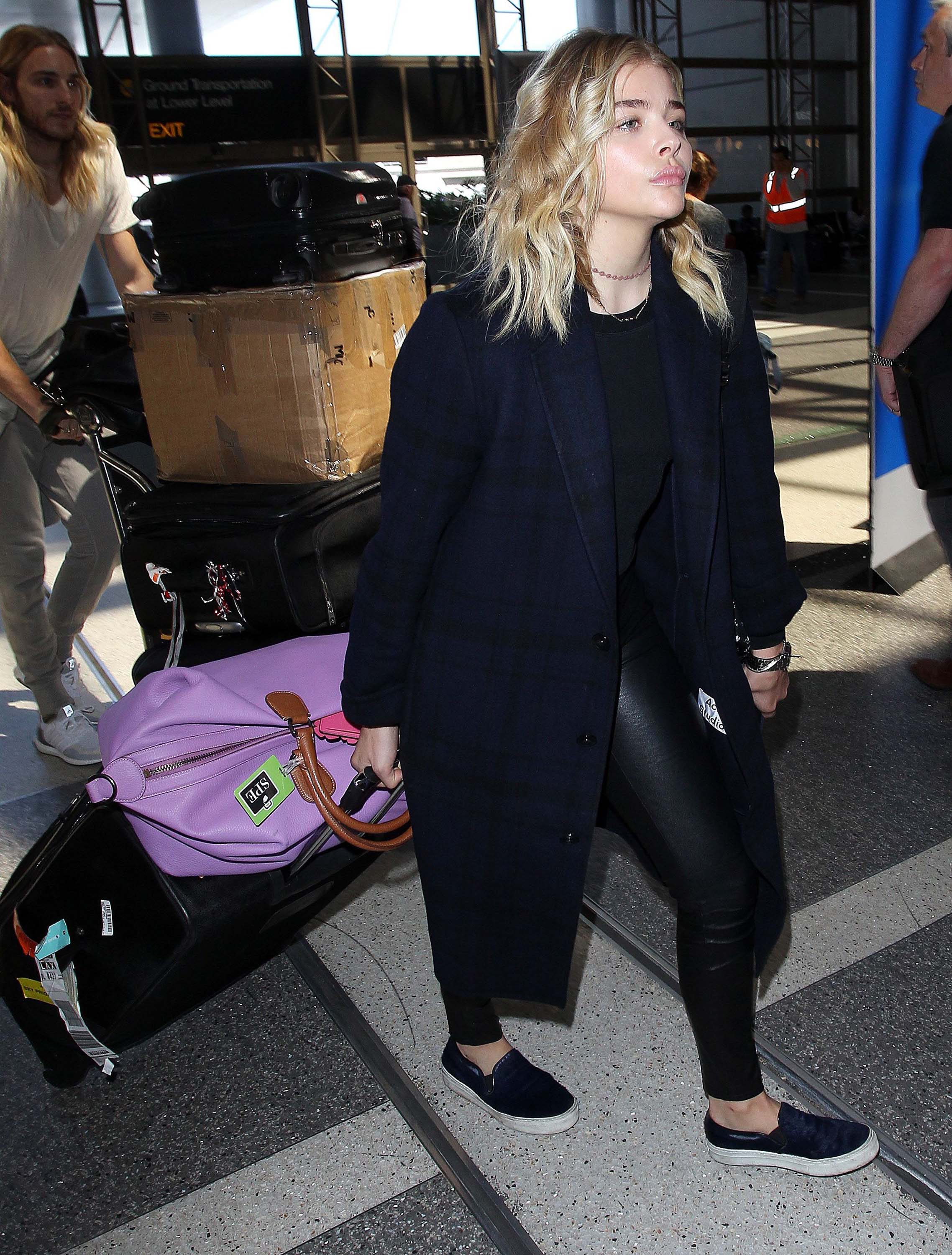 Chloe Moretz at LAX