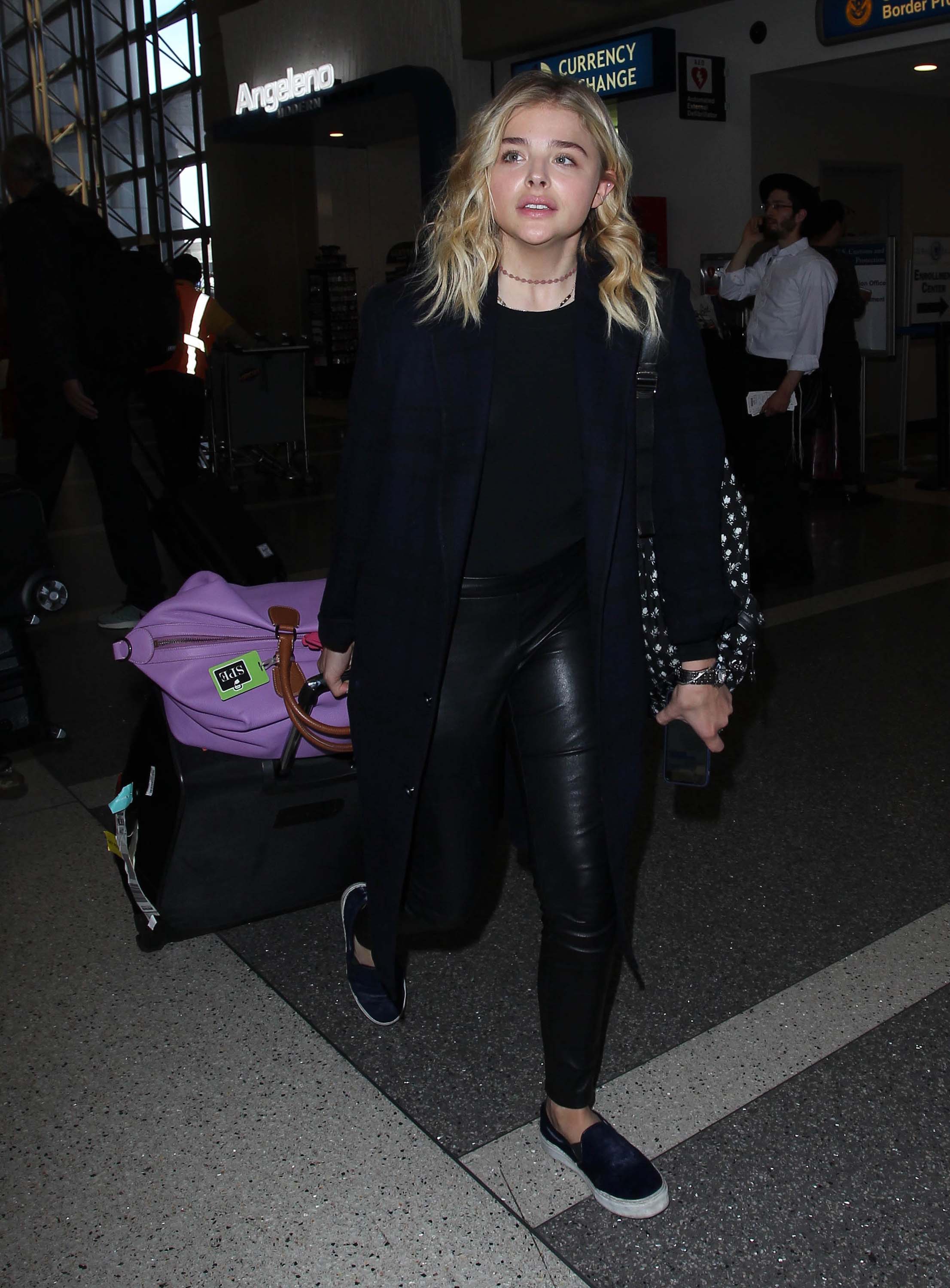 Chloe Moretz at LAX