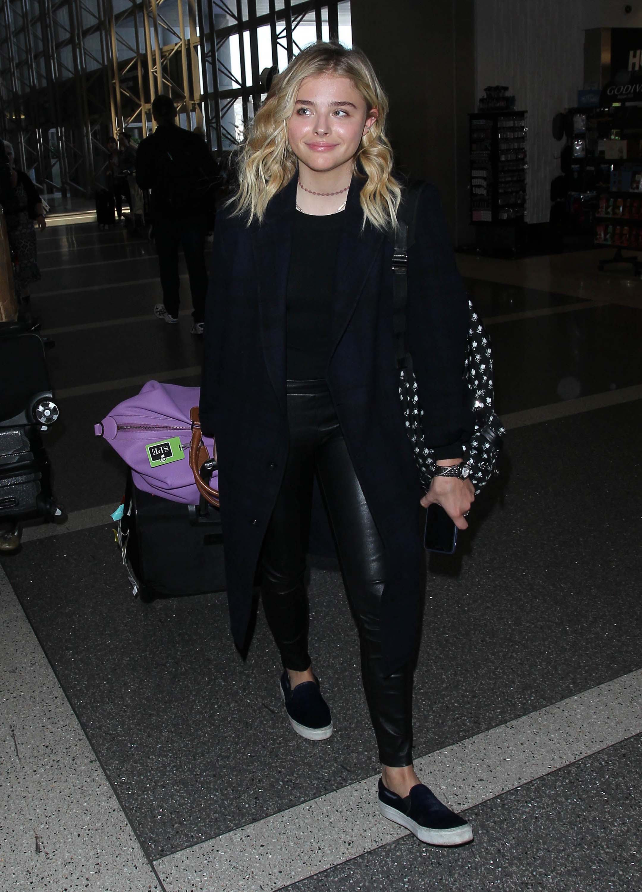 Chloe Moretz at LAX