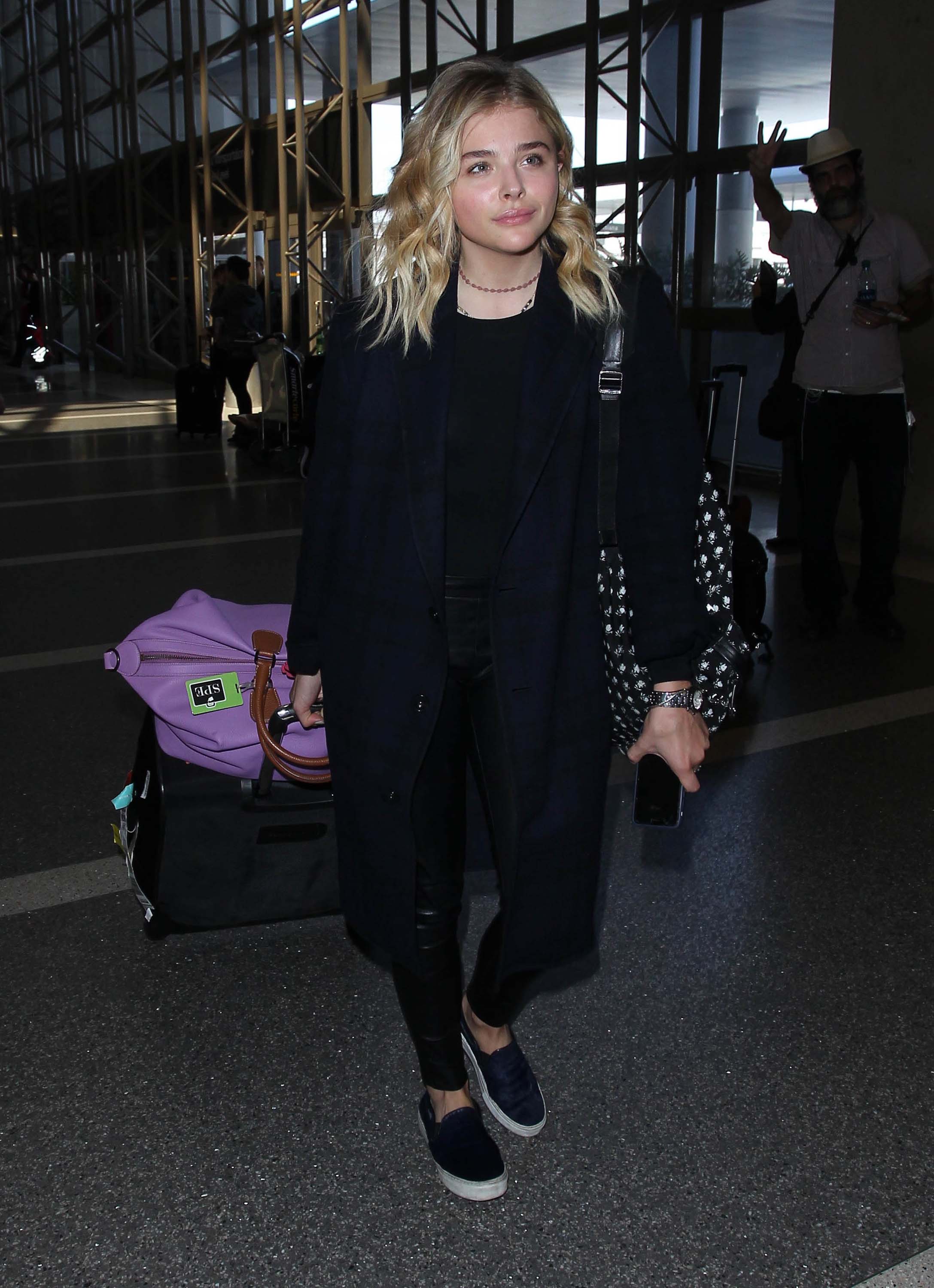 Chloe Moretz at LAX