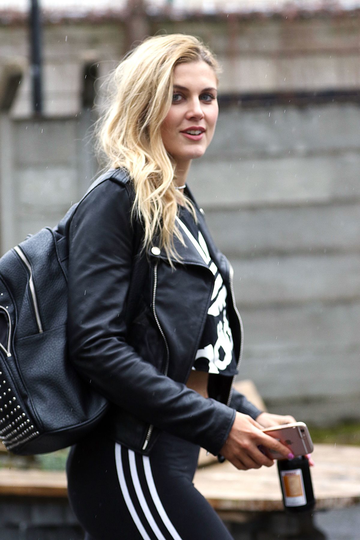 Ashley James out and about in London