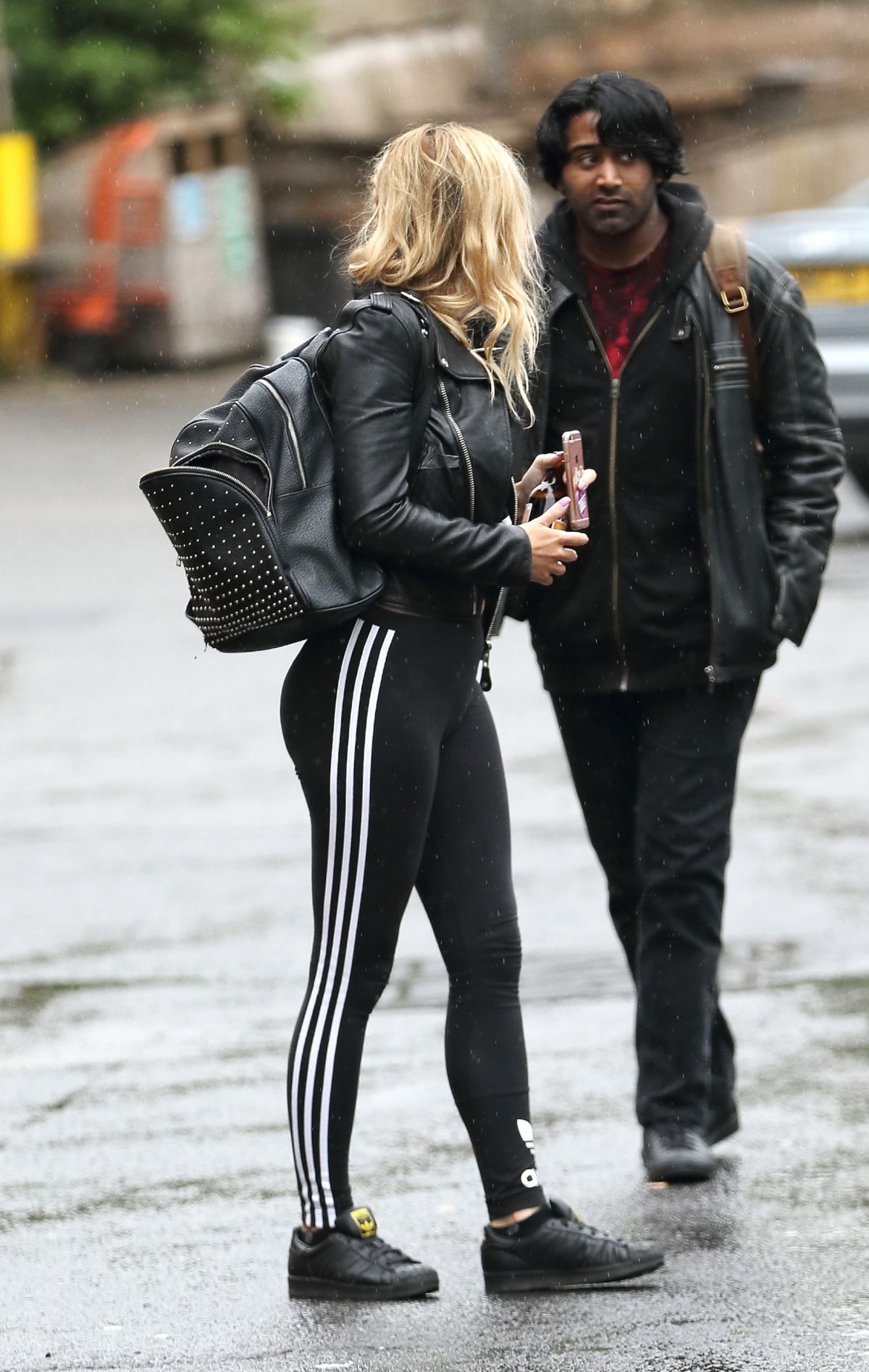 Ashley James out and about in London