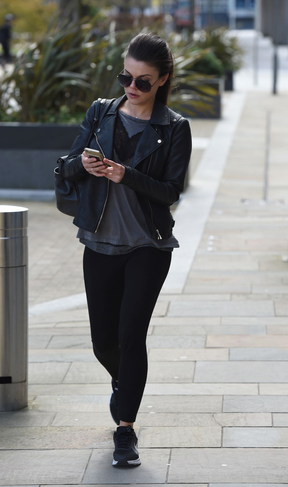 Faye Brookes out and about in Manchester