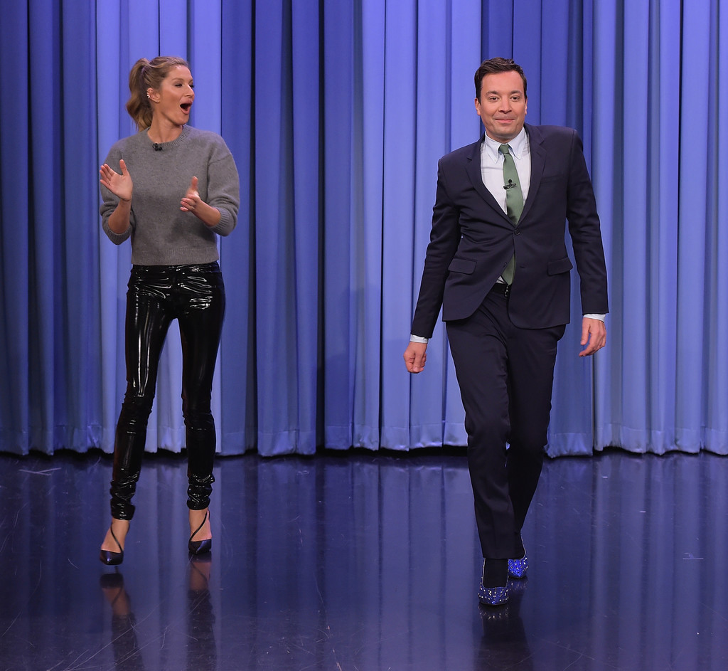 Gisele Bundchen at The Tonight Show Starring Jimmy Fallon