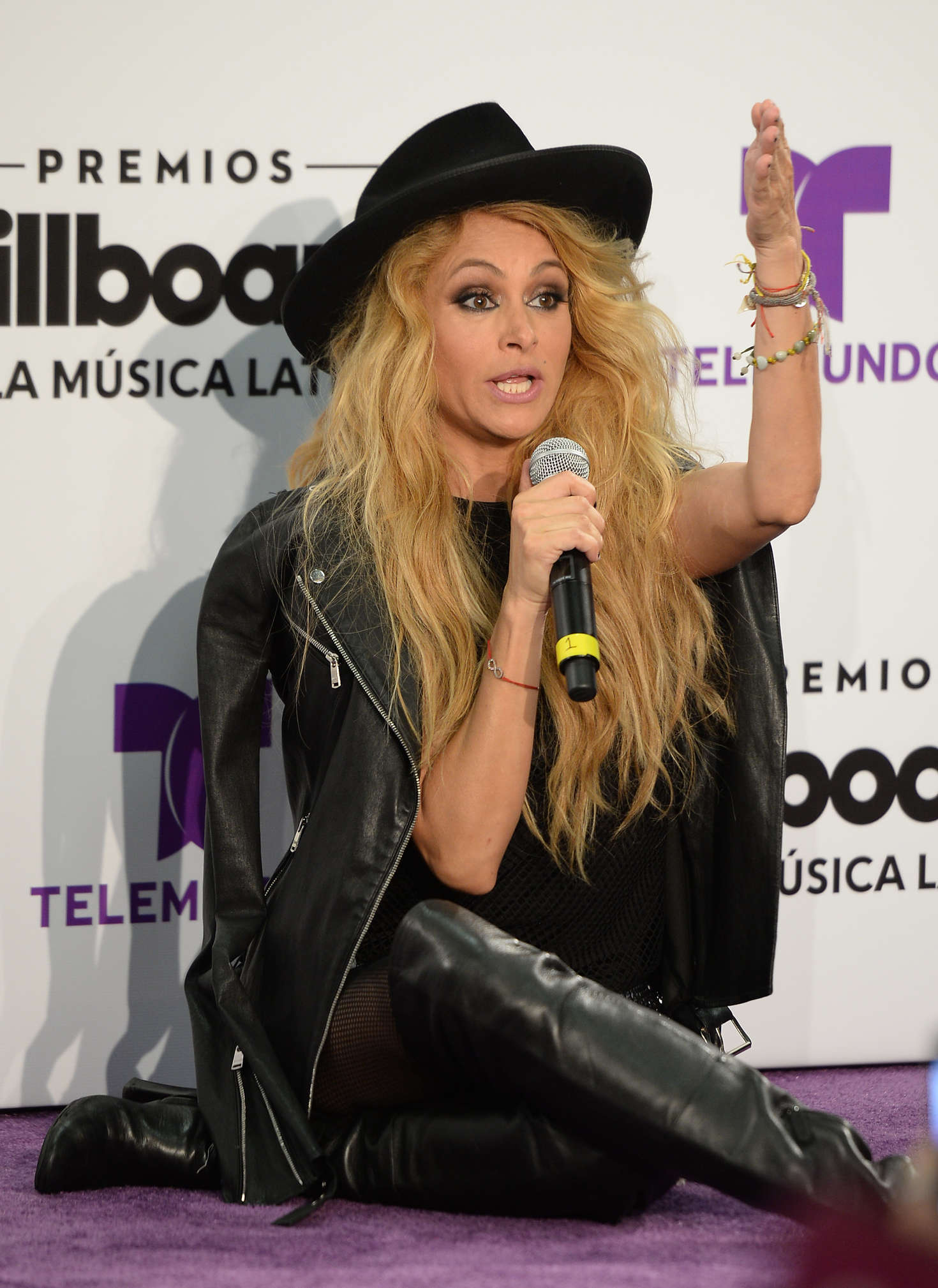 Paulina Rubio attends Billboard Latin Music Awards