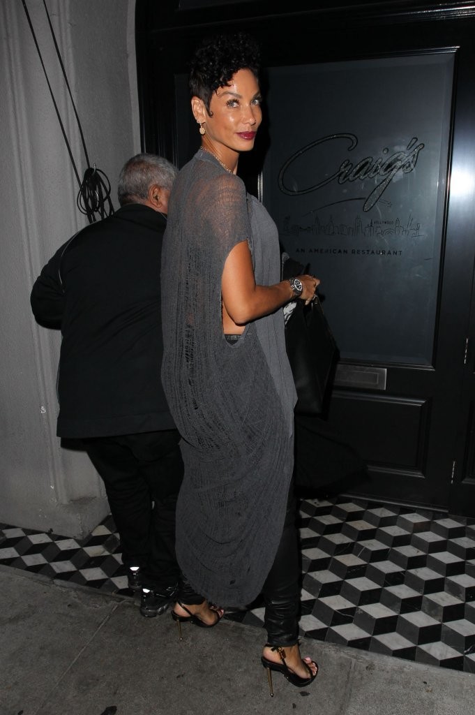 Nicole Murphy arriving at Craig’s Restaurant