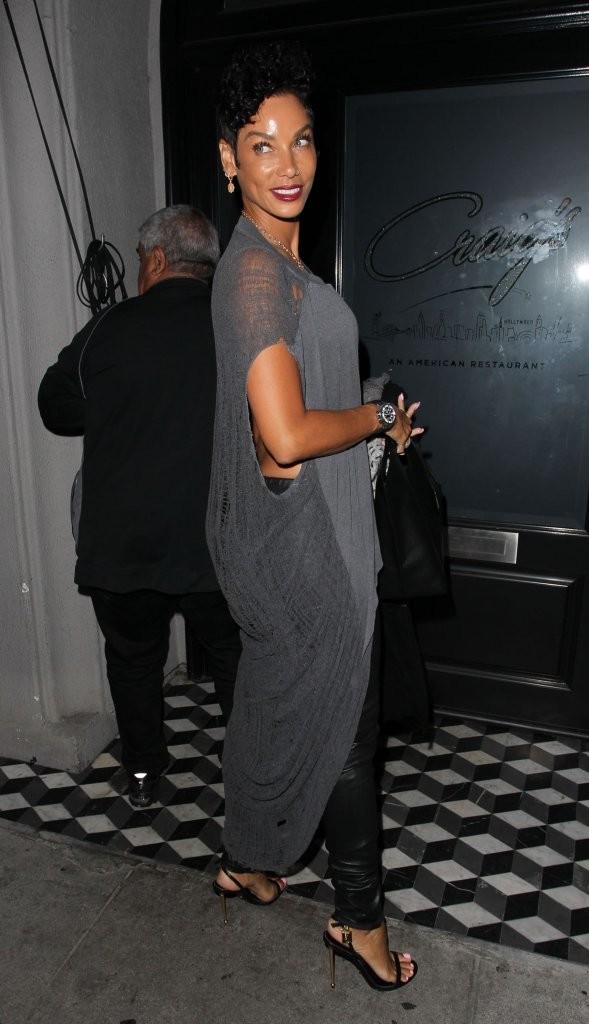 Nicole Murphy arriving at Craig’s Restaurant