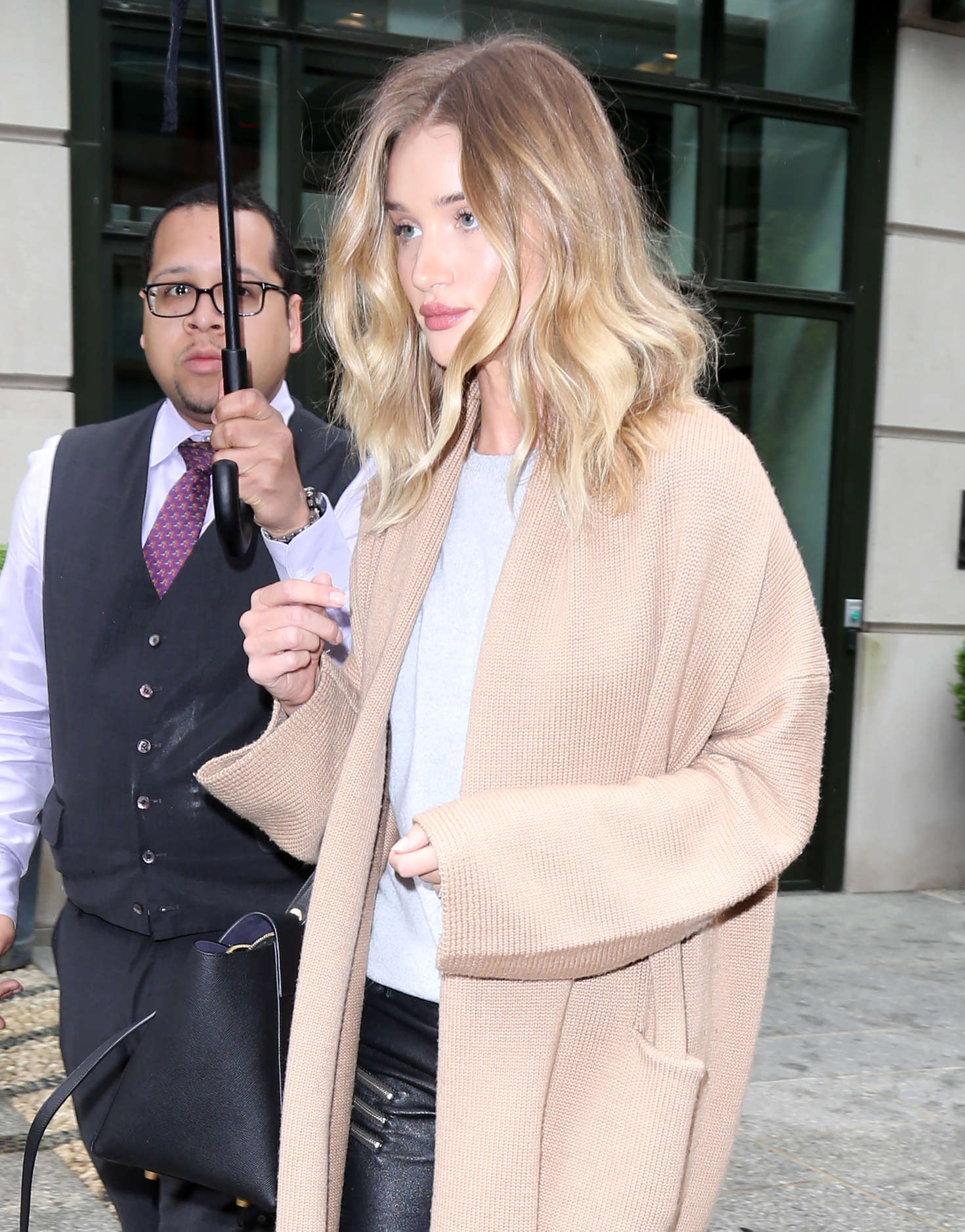 Rosie Huntington Whiteley out in New York