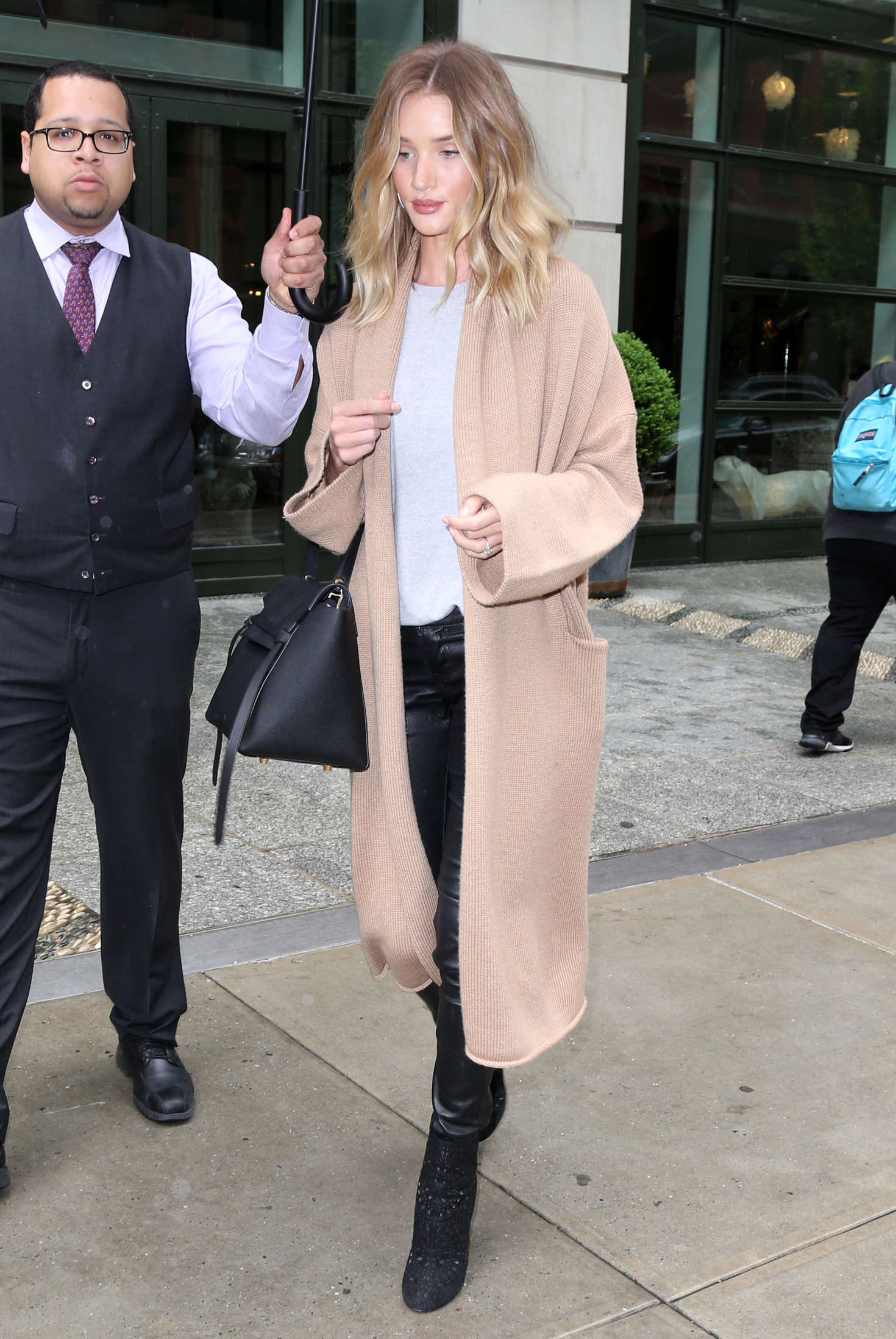 Rosie Huntington Whiteley out in New York