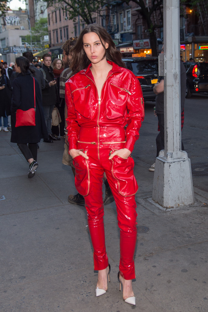 Ruby Aldridge, Martha Hunt and Alexa Chung attend the Vogue Met Gala Cocktail Party