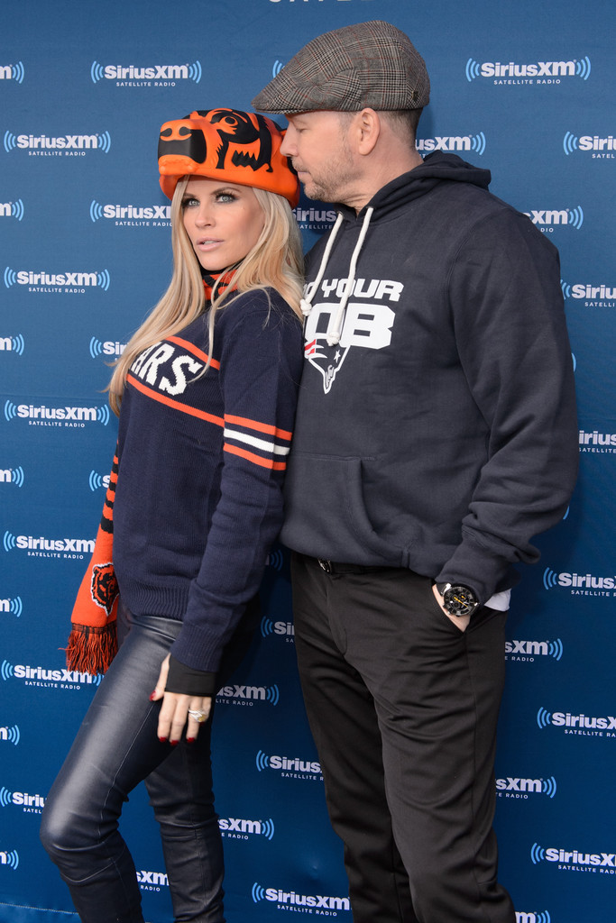 Jenny McCarthy at her SiriusXM show for the NFL Draft from Grant Park