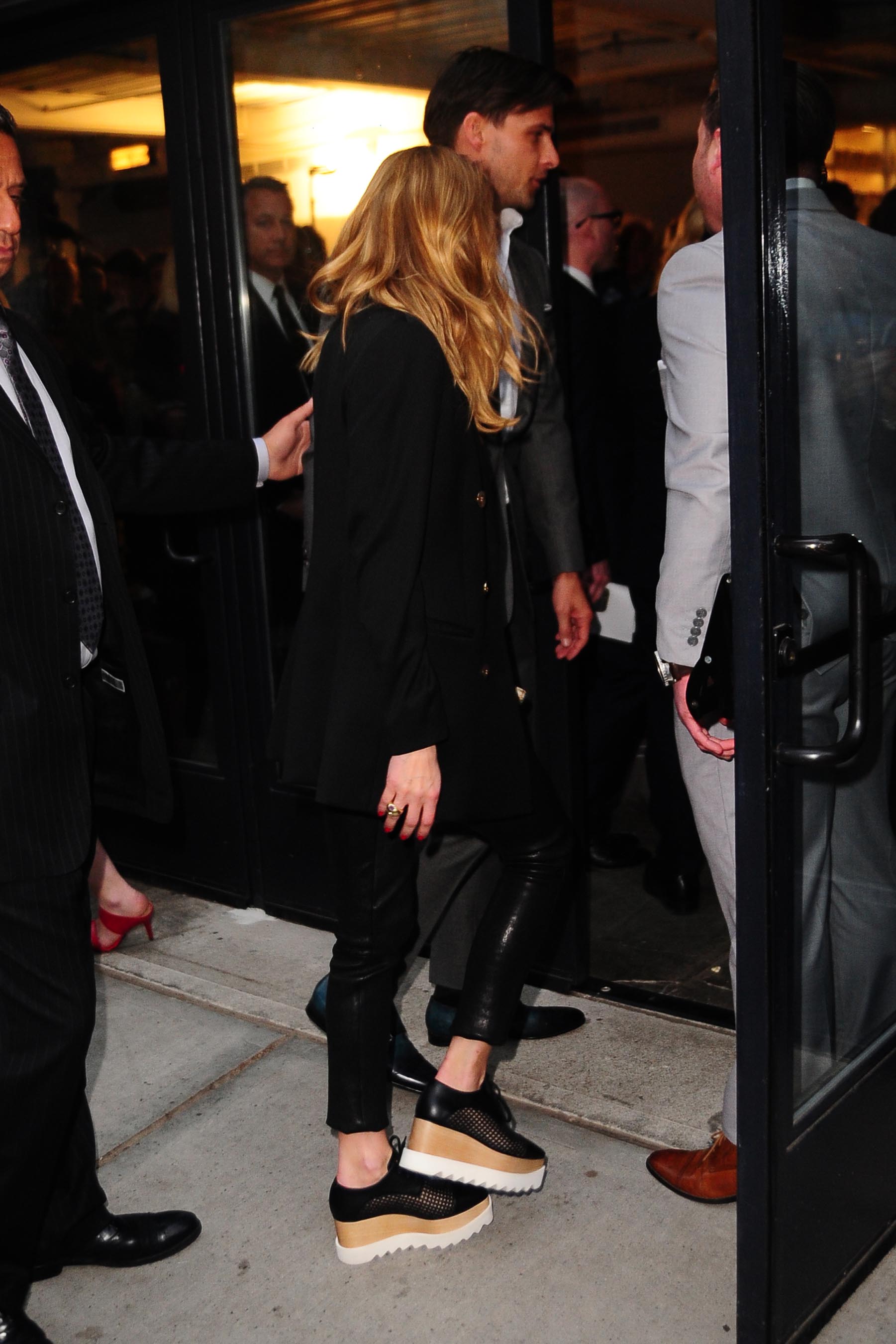 Olivia Palermo arriving at the premiere of Mother’s Day
