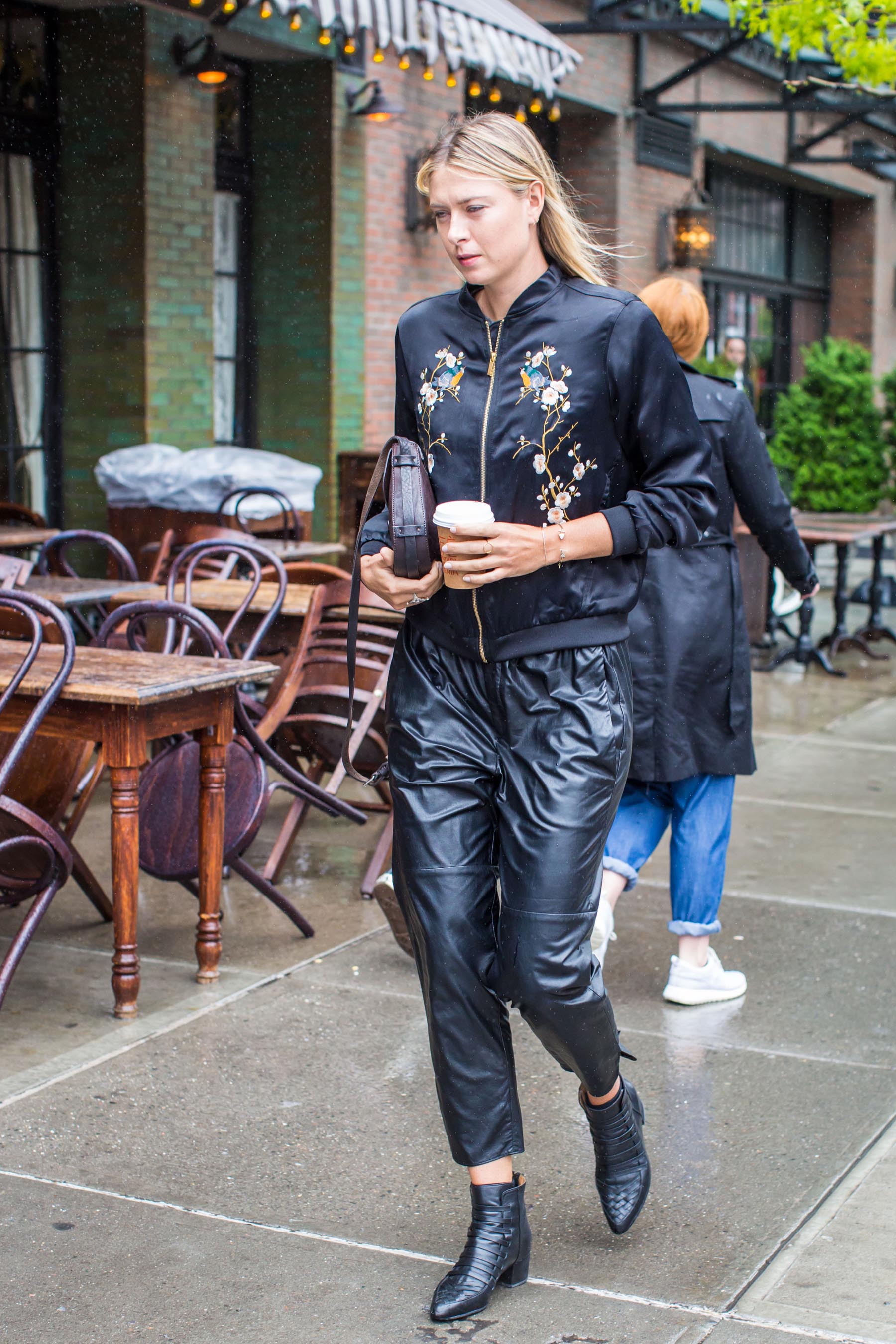 Maria Sharapova leaves Her Hotel in NYC