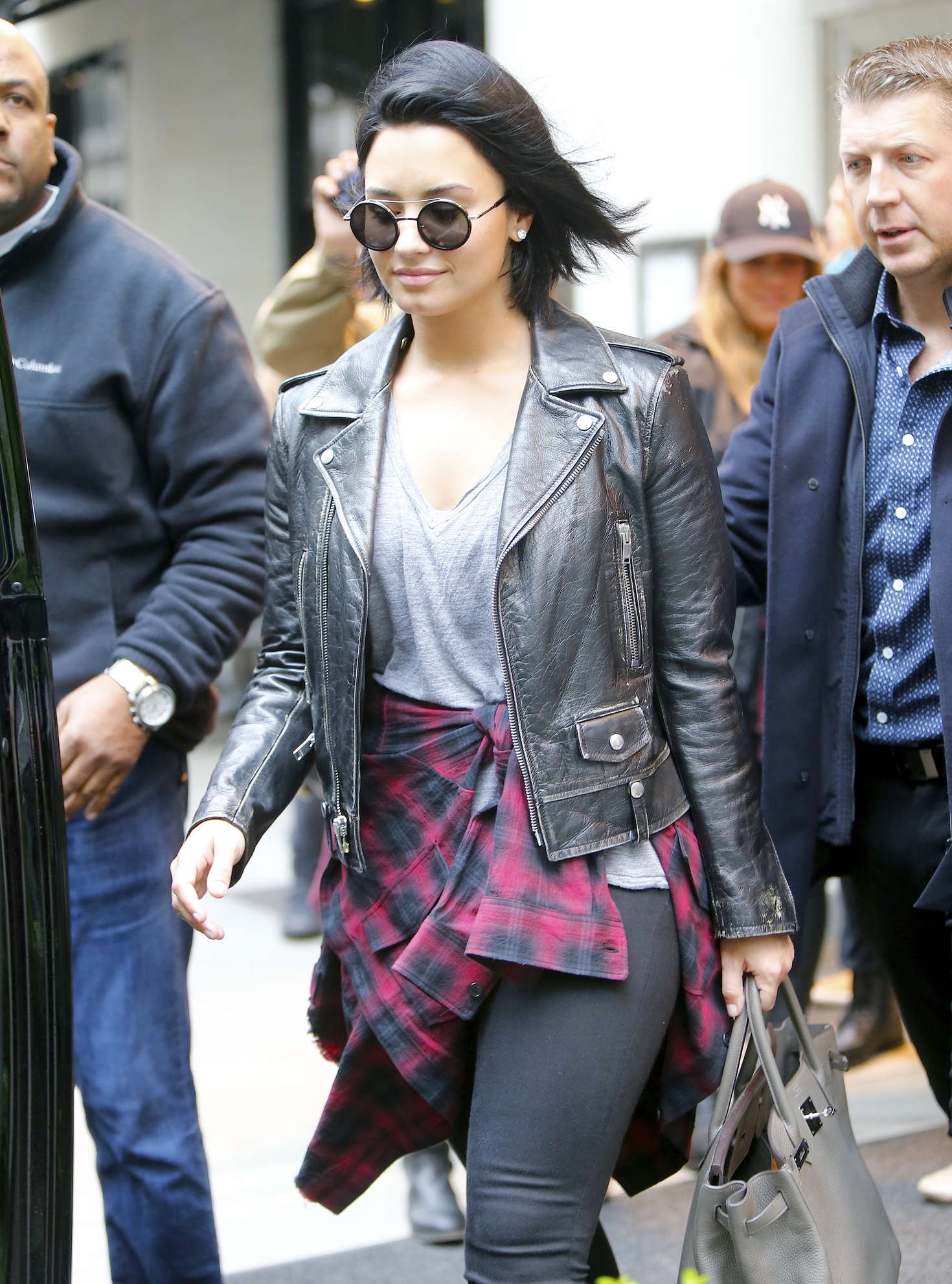 Demi Lovato leaving her hotel in New York