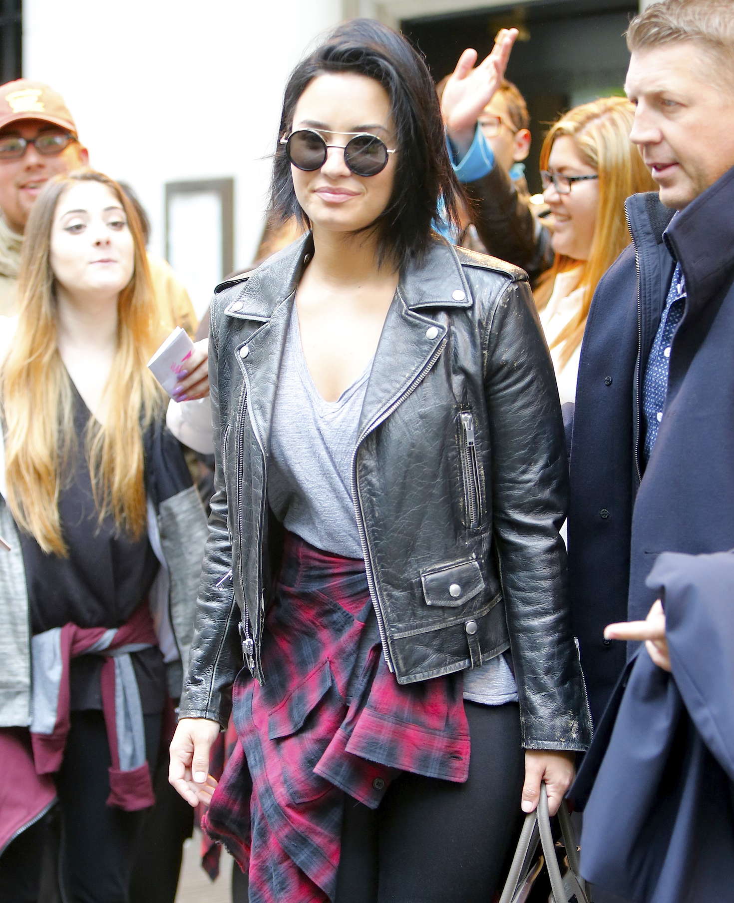 Demi Lovato leaving her hotel in New York