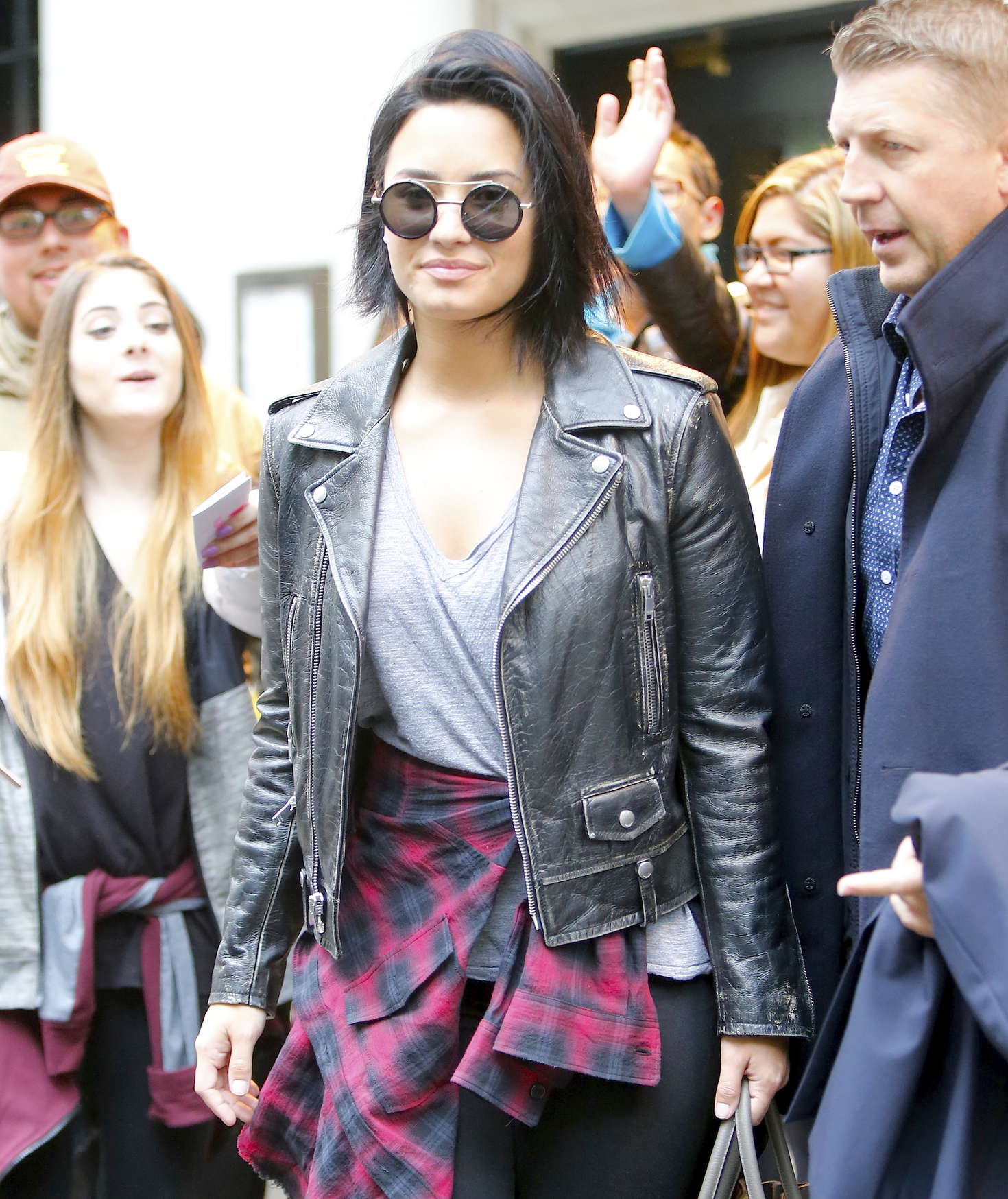 Demi Lovato leaving her hotel in New York