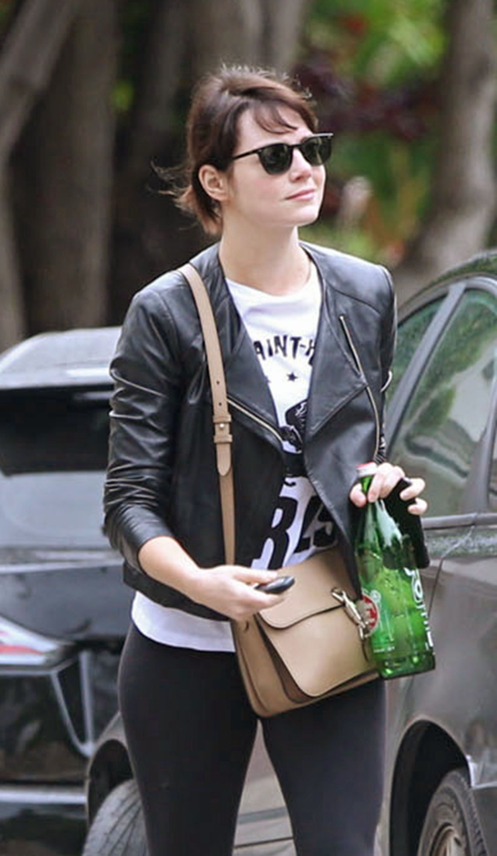 Emma Stone out in LA