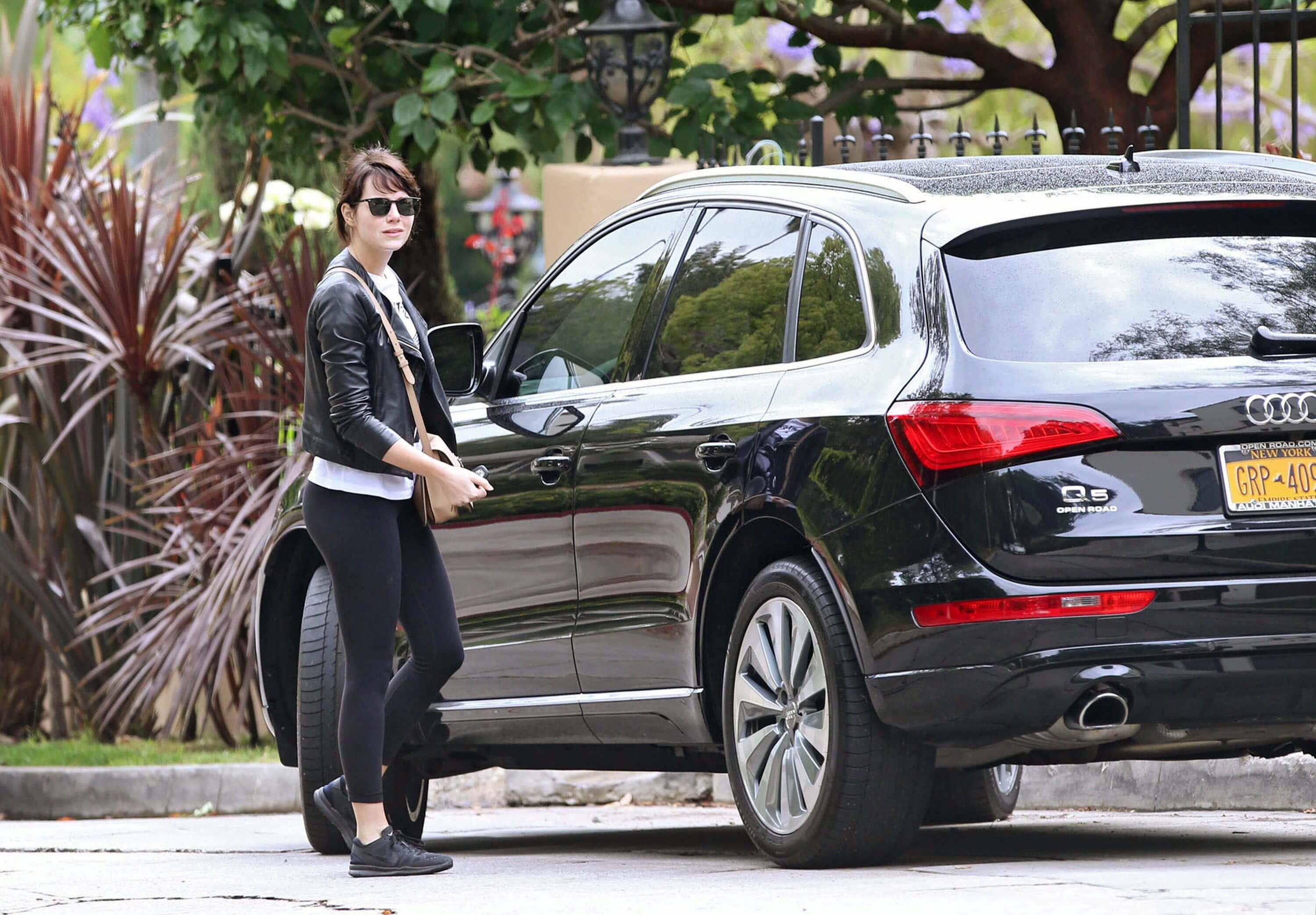 Emma Stone out in LA