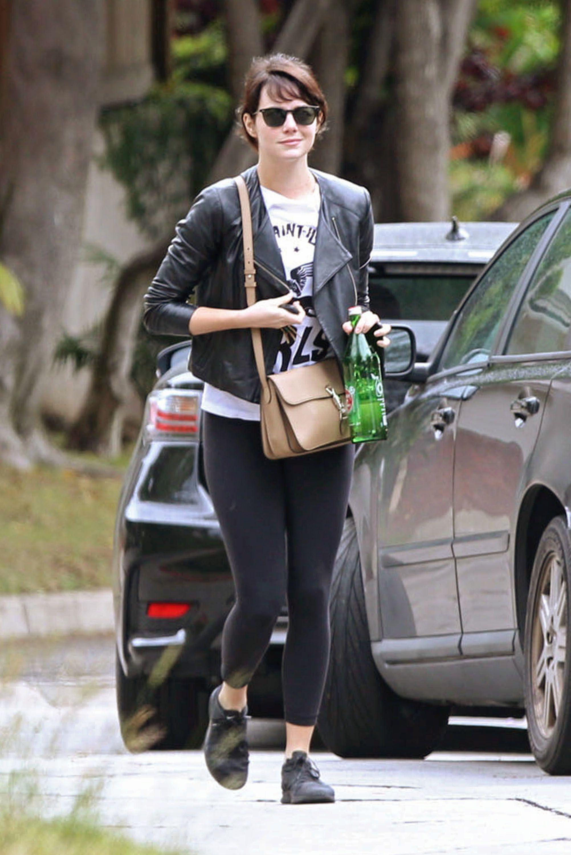 Emma Stone out in LA