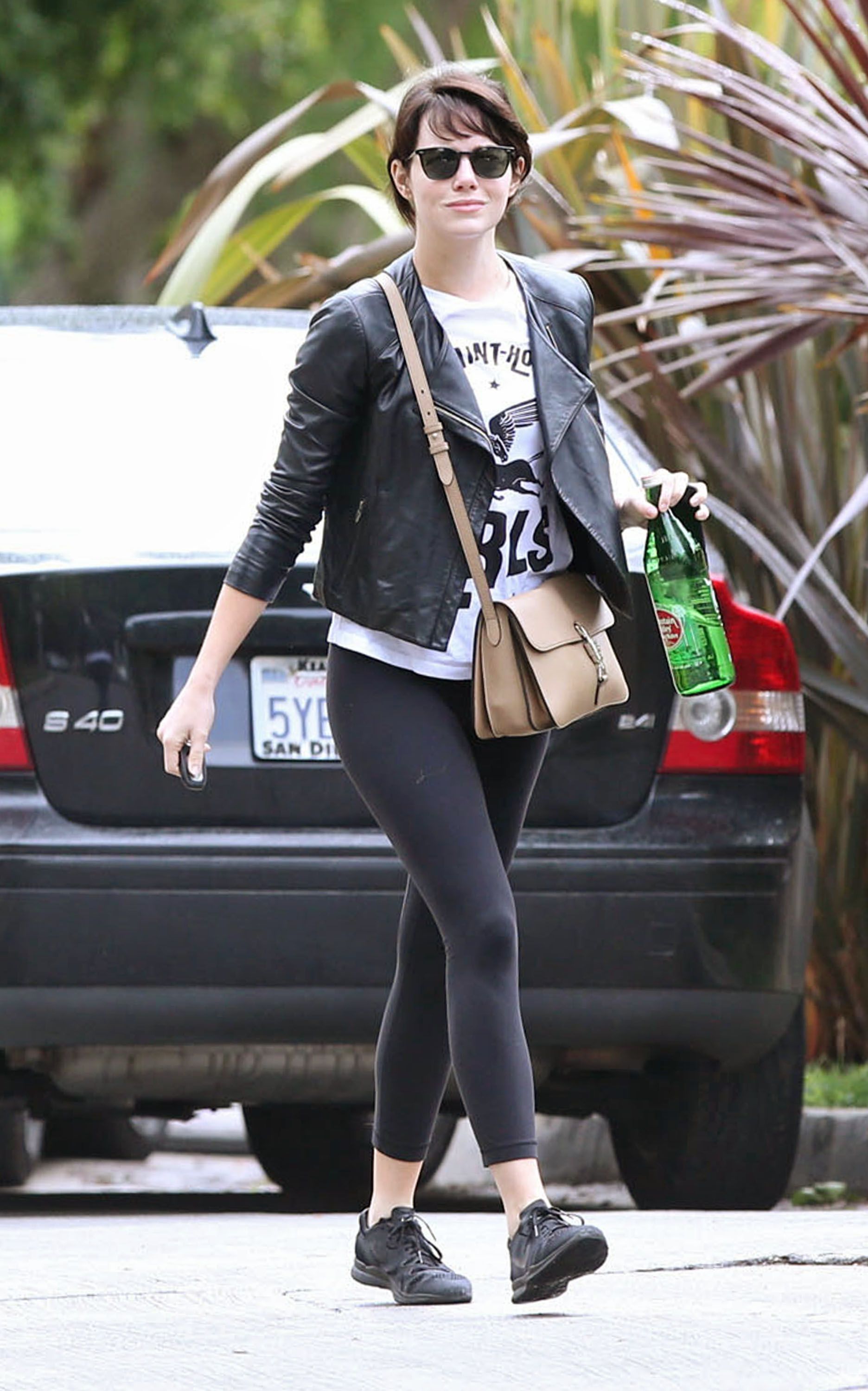 Emma Stone out in LA