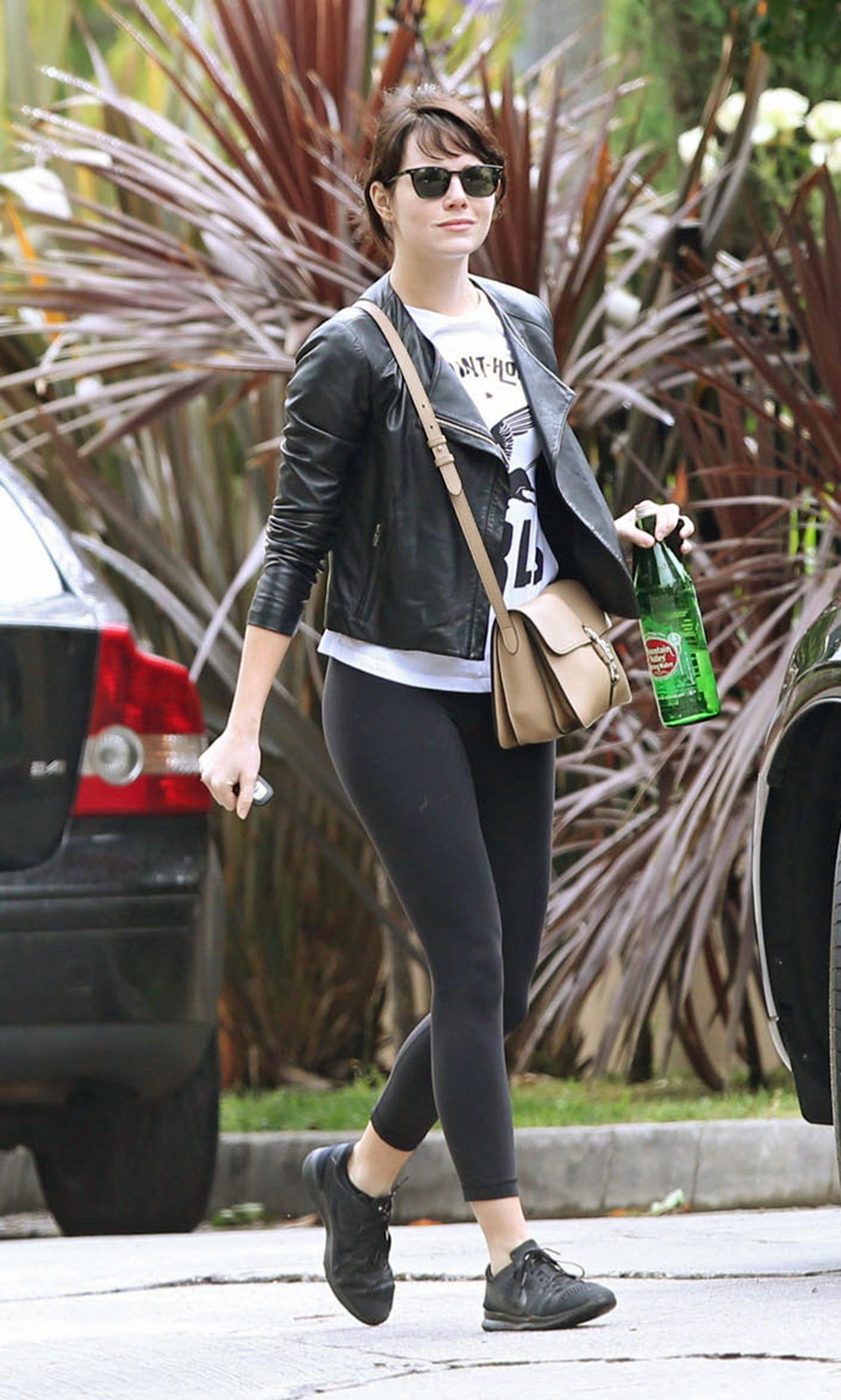 Emma Stone out in LA