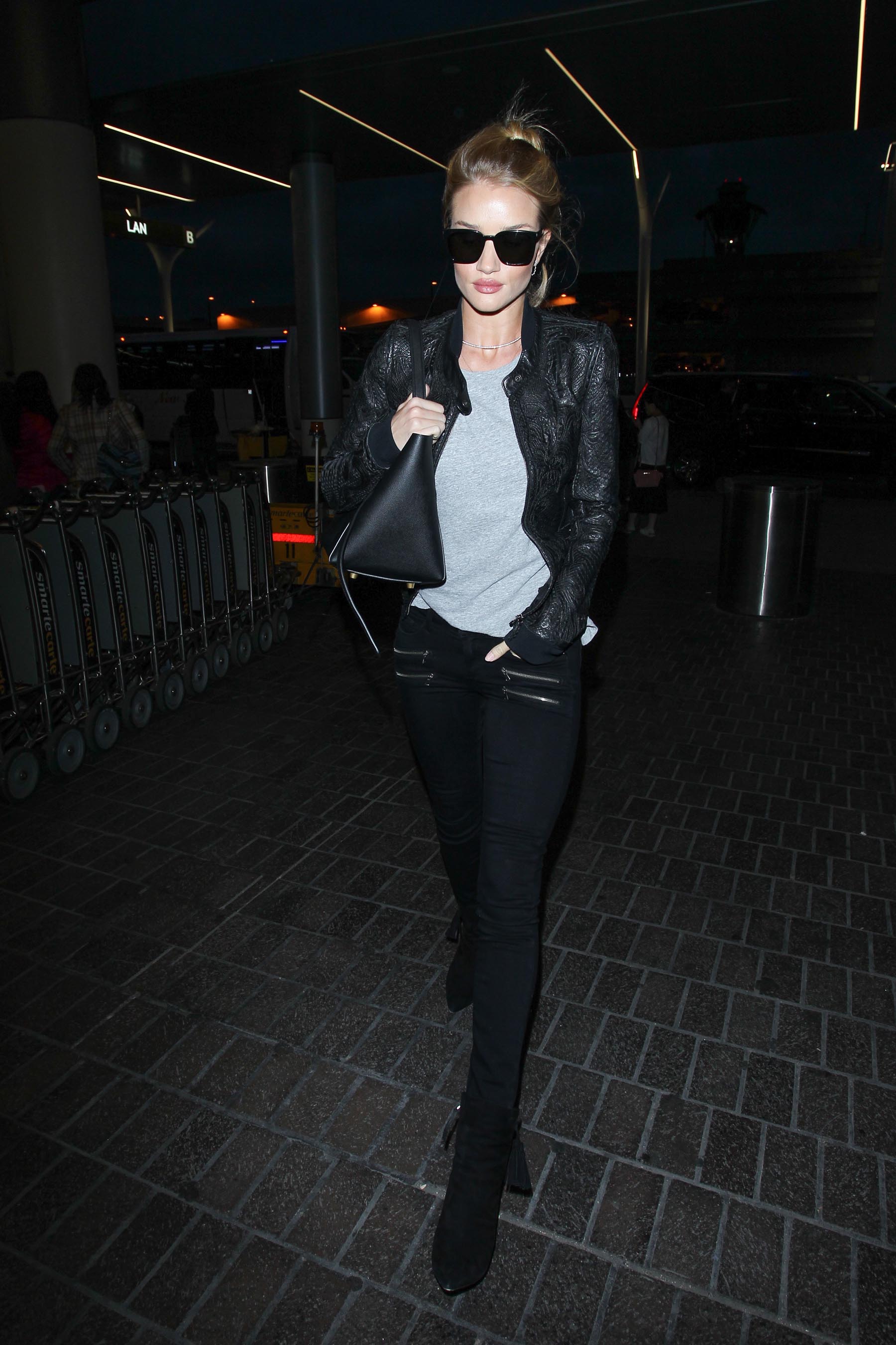 Rosie Huntington Whiteley at LAX