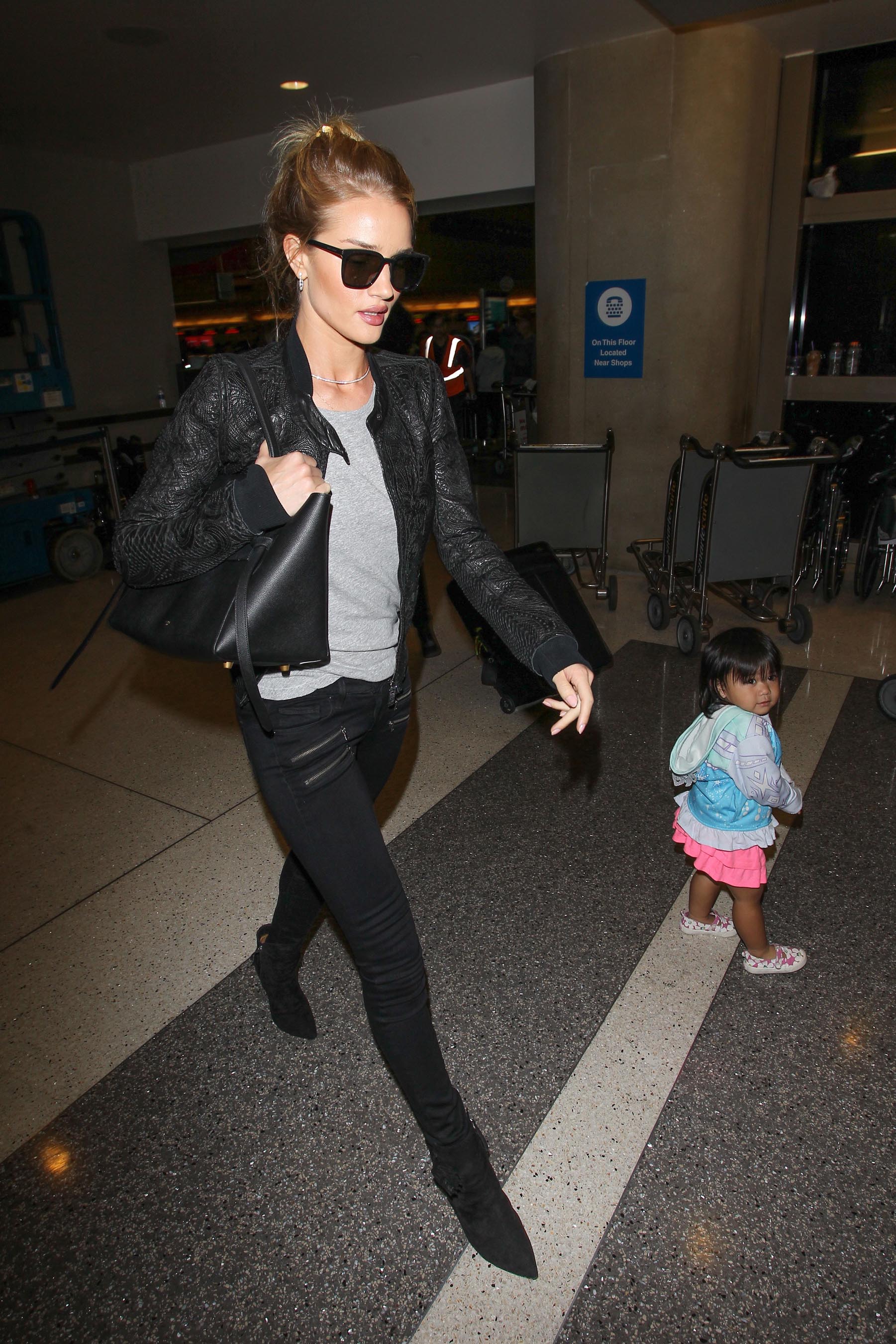 Rosie Huntington Whiteley at LAX