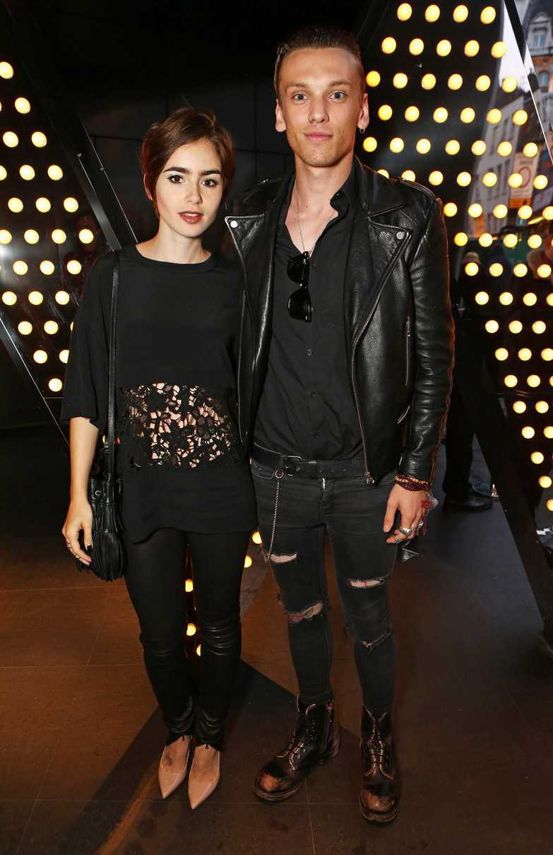 Lily Collins attends the launch of W London