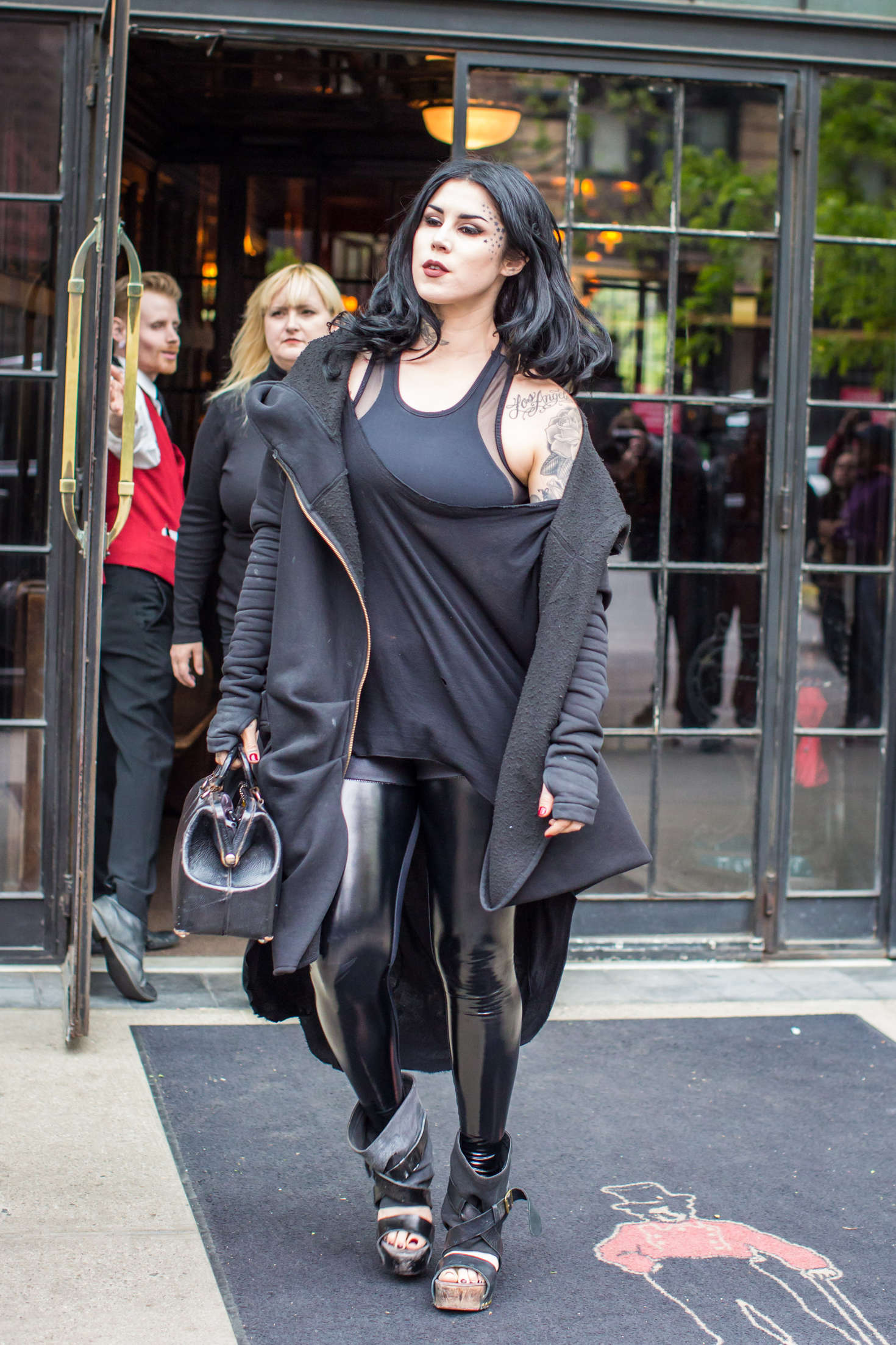 Kat Von D out in SoHo