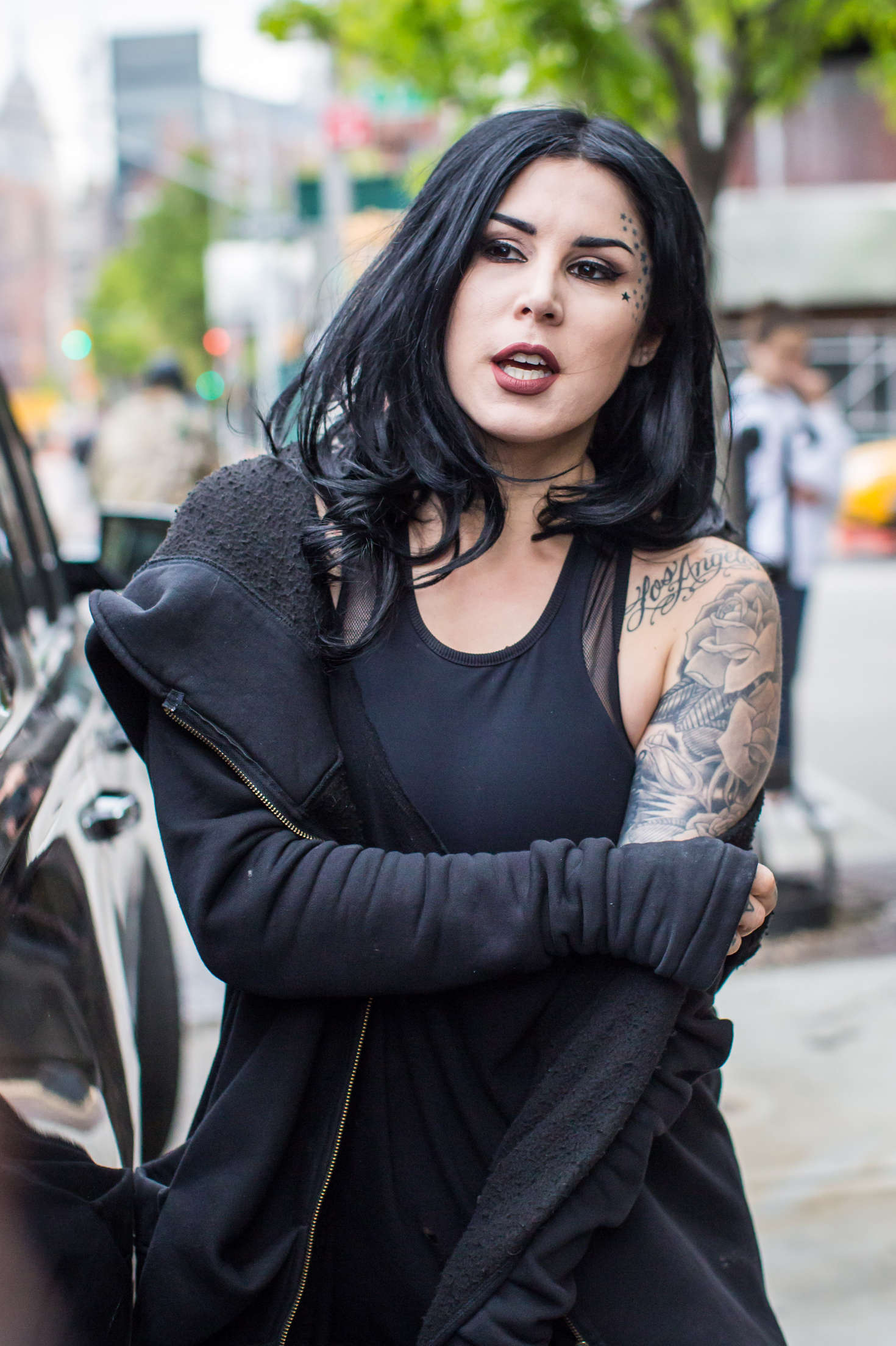 Kat Von D out in SoHo