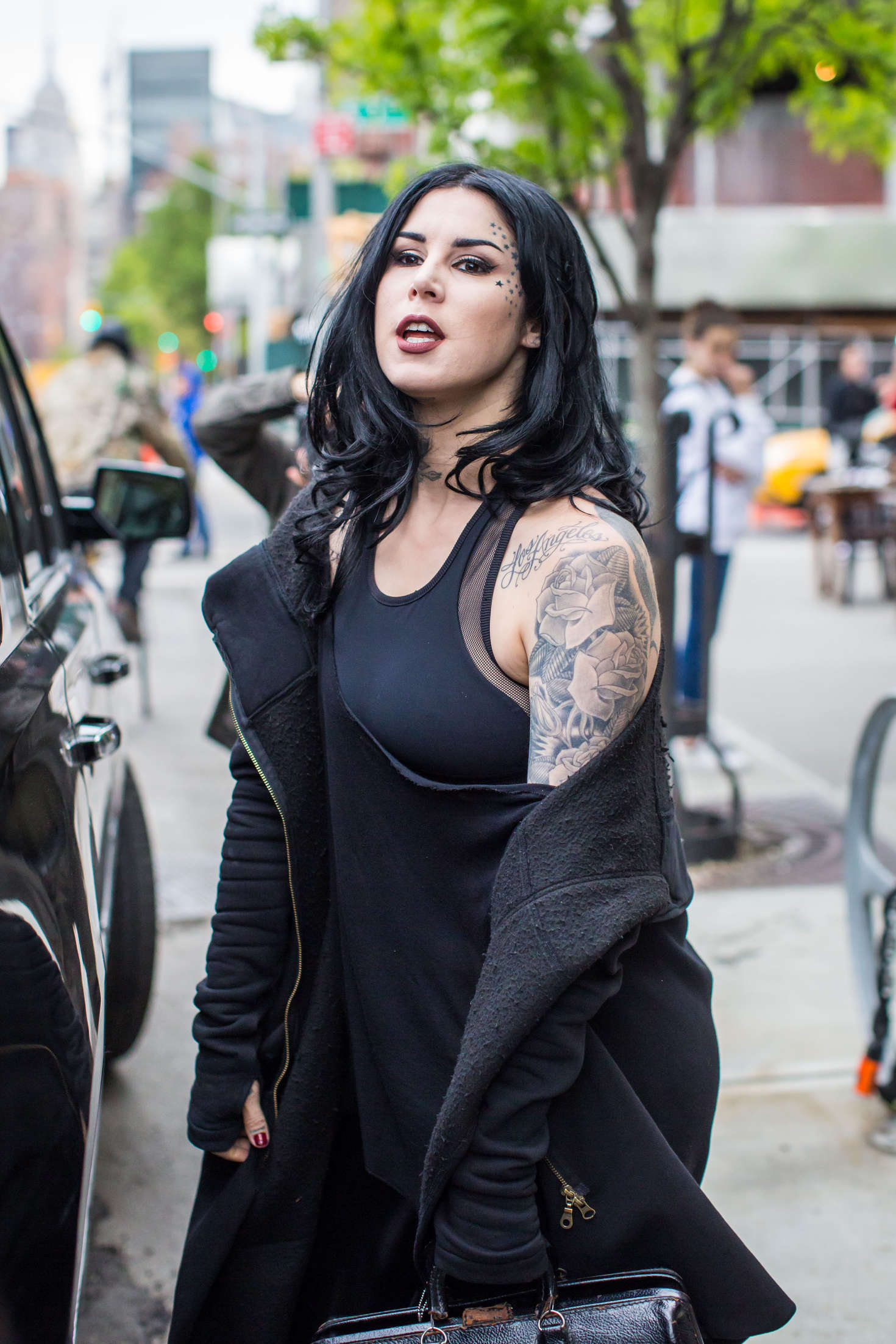 Kat Von D out in SoHo