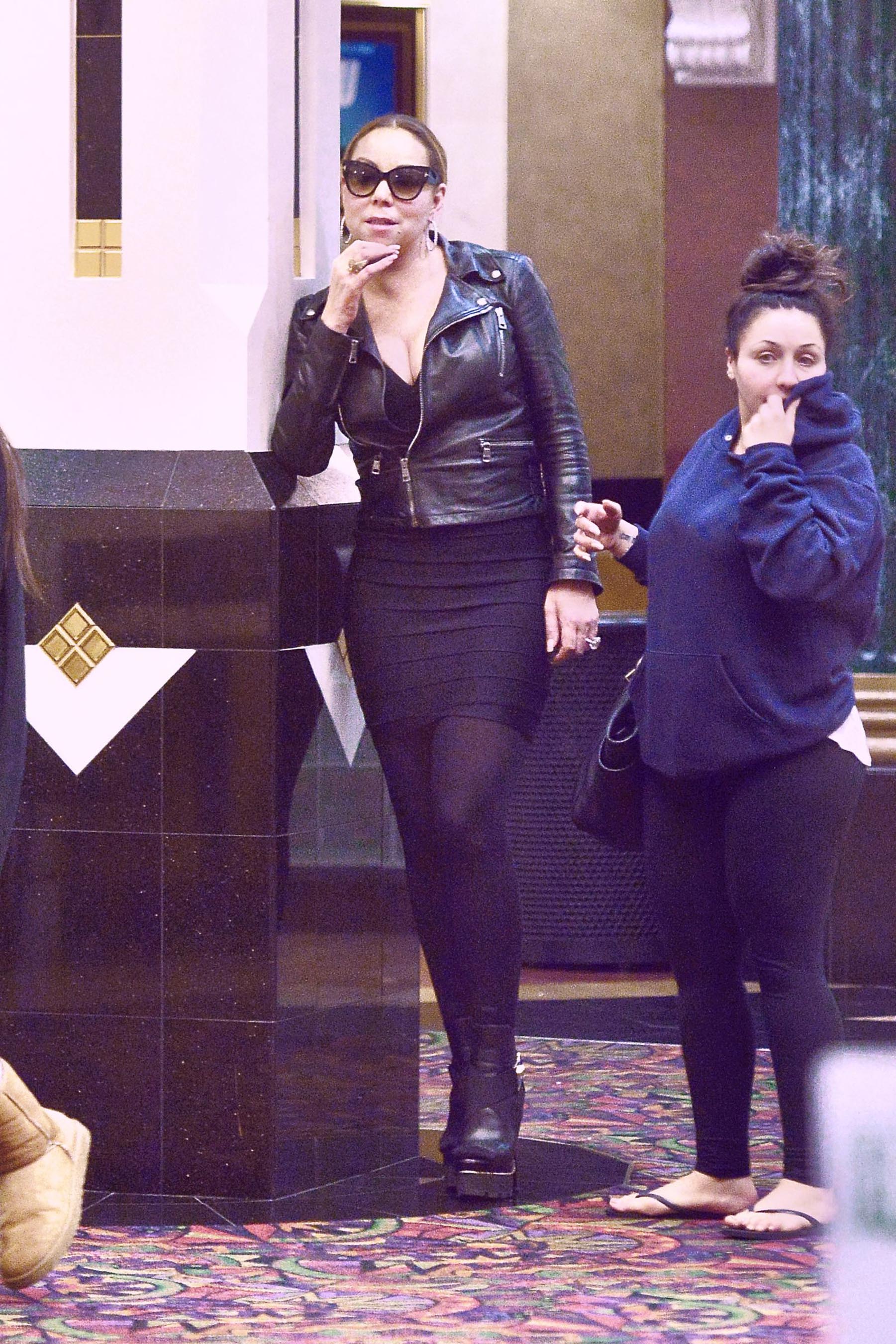 Mariah Carey at the movies in LA