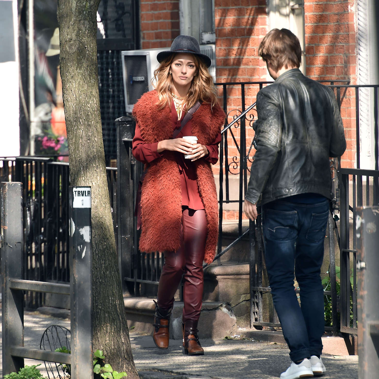 Sofia Sanchez out in West Village