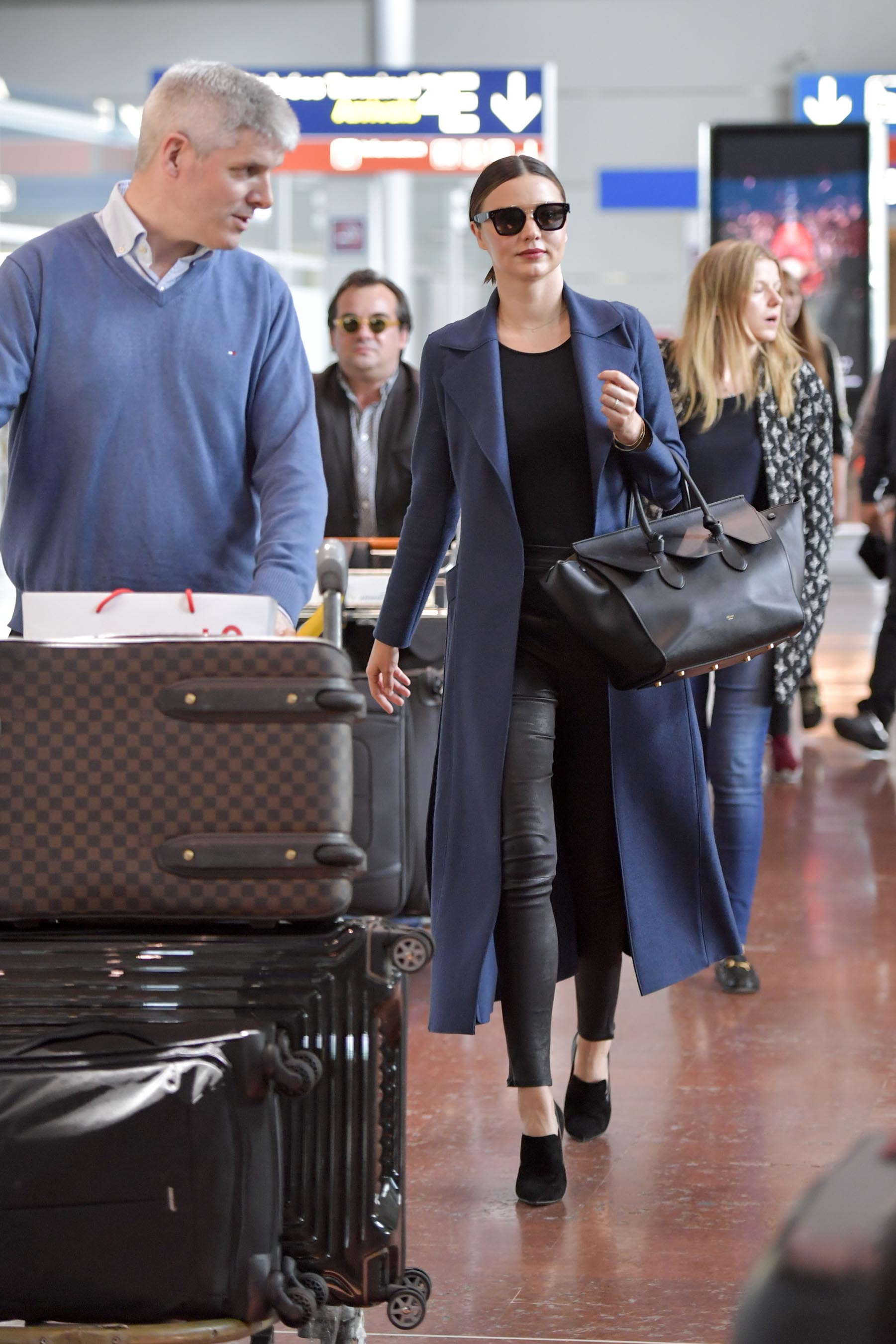 Miranda Kerr at LAX & Charles de Gaulle Airport