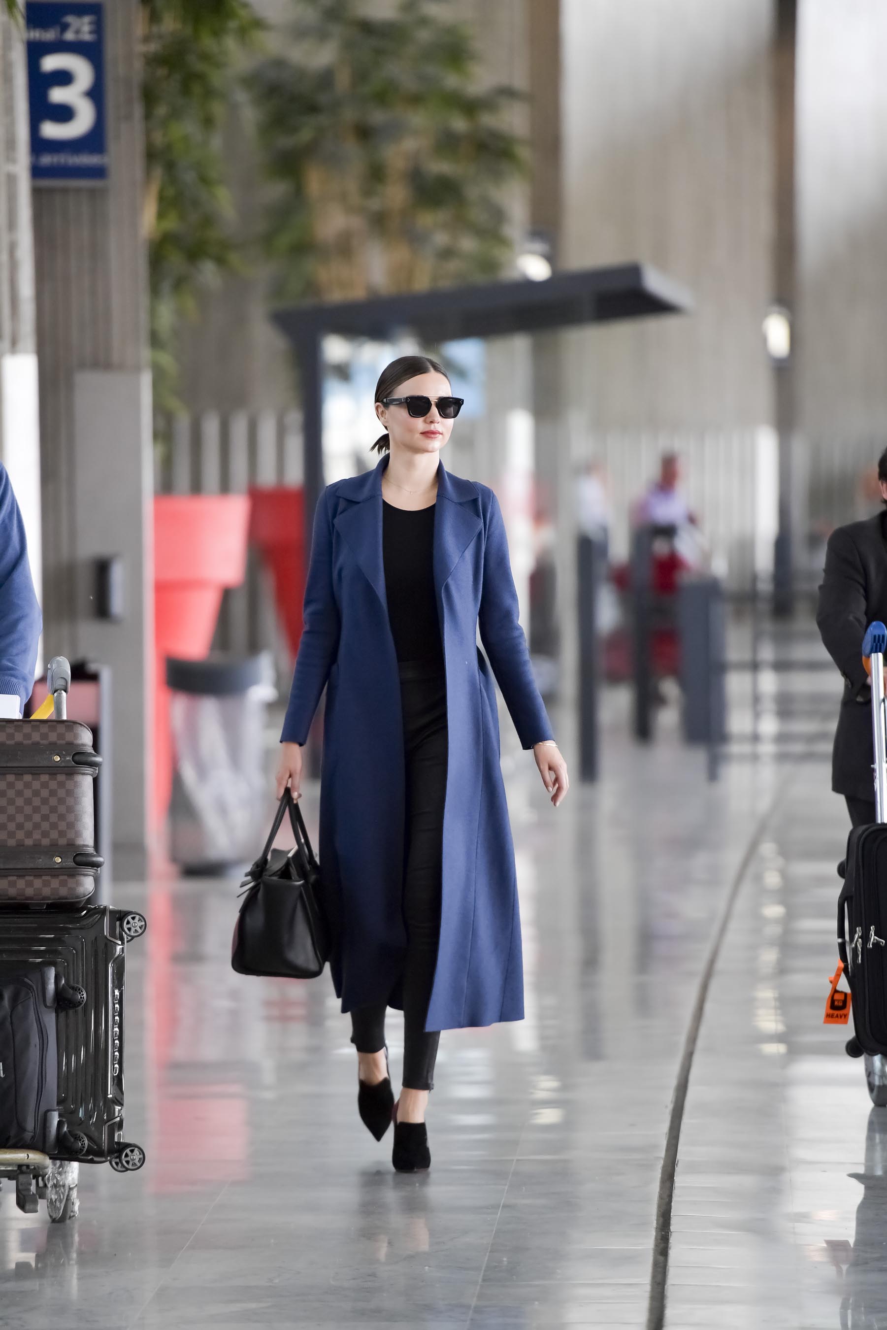 Miranda Kerr at LAX & Charles de Gaulle Airport