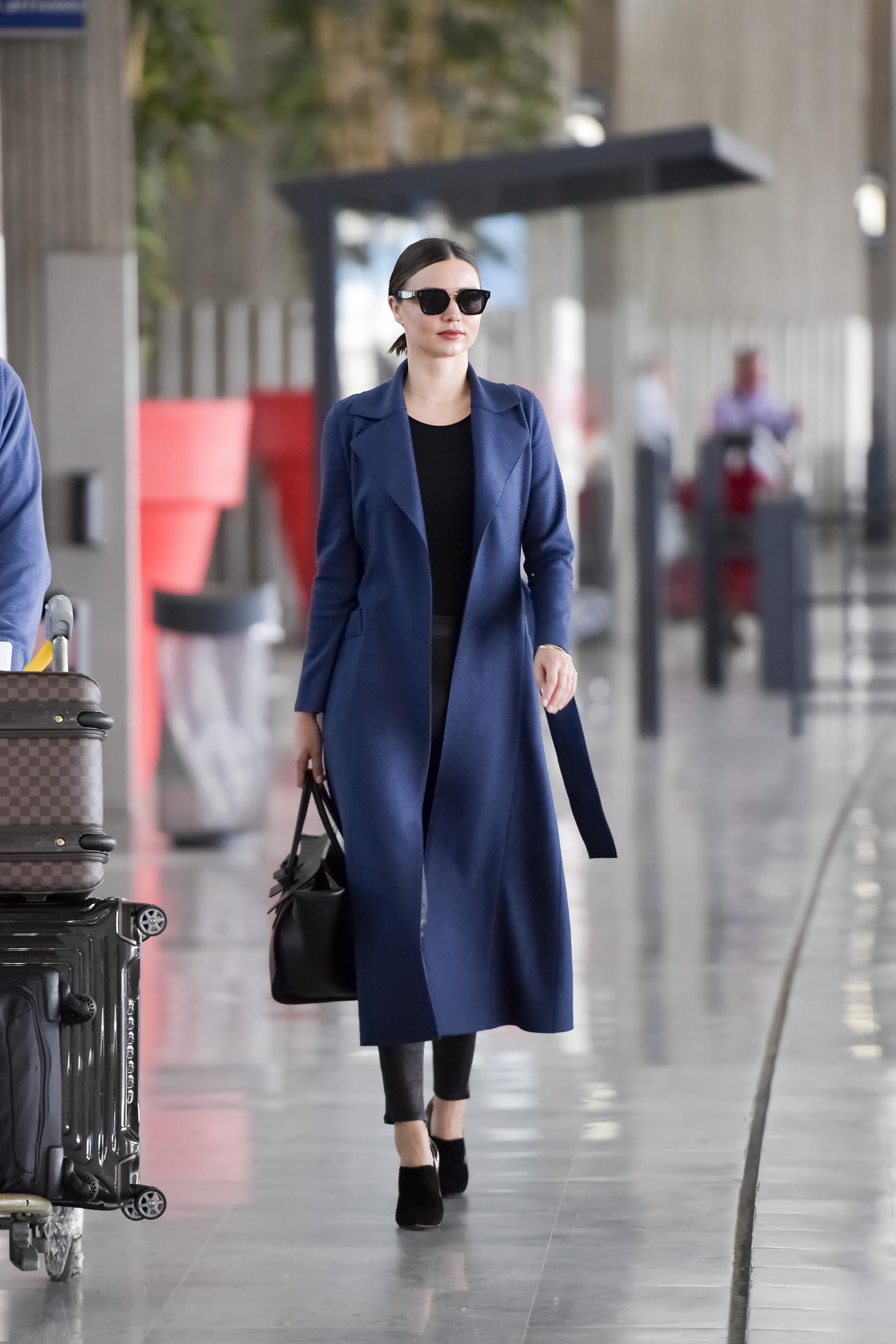 Miranda Kerr at LAX & Charles de Gaulle Airport