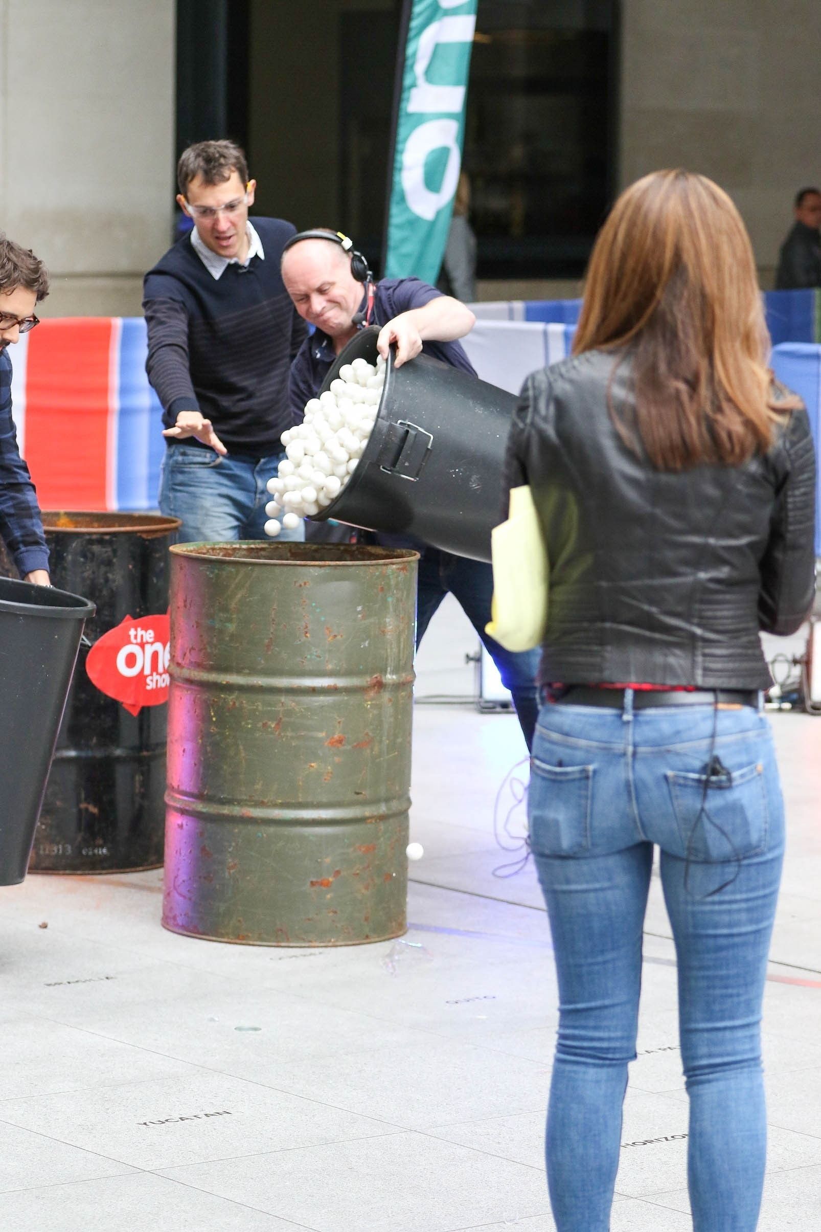 Alex Jones at The One Show Set