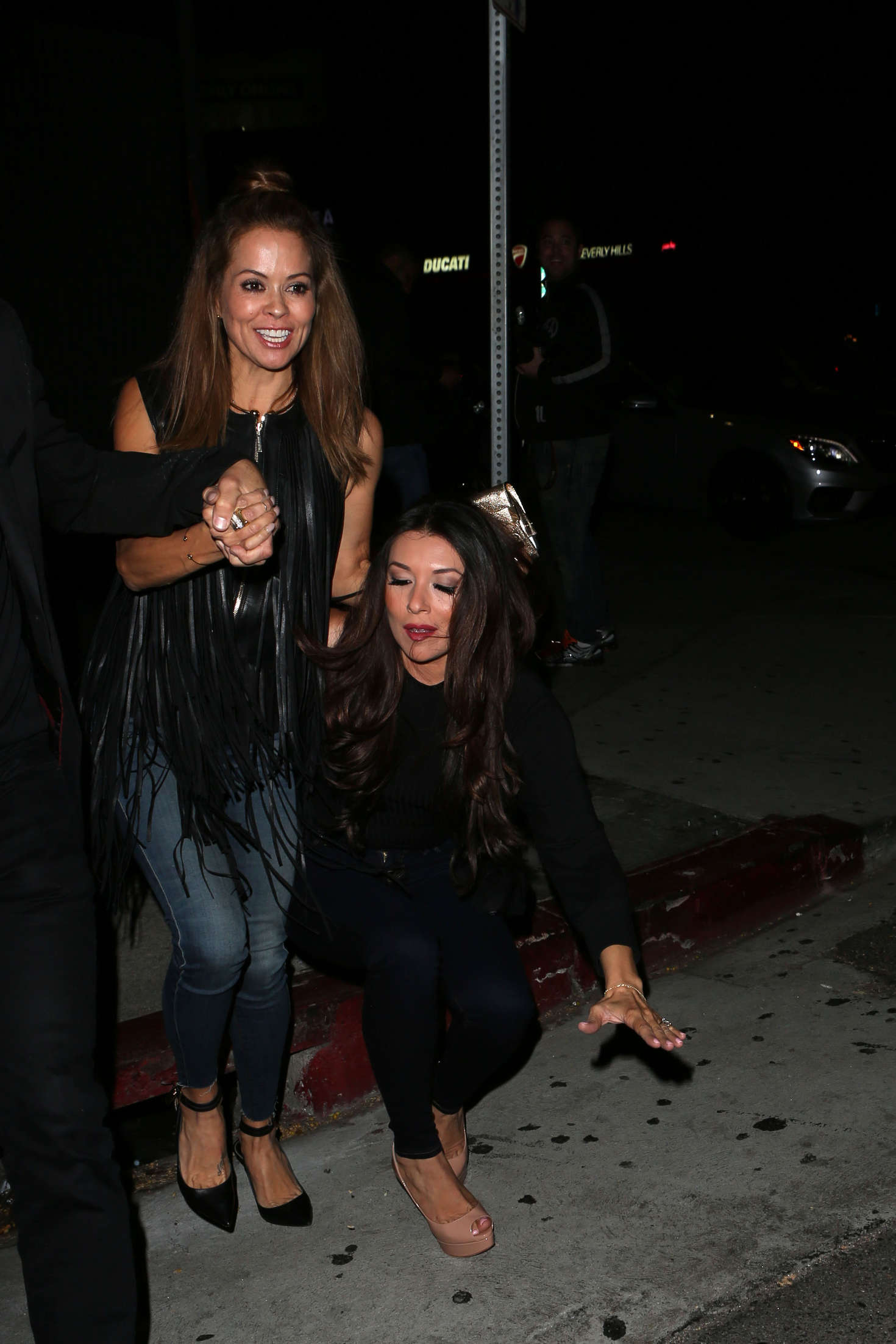 Brooke Burke out at The Nice Guy nightclub