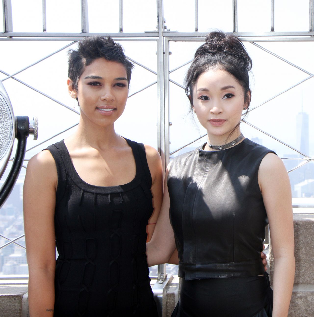 Lana Condor and X-Men Apocalypse Visits Empire State Building